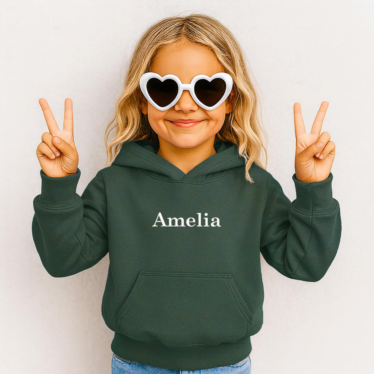 Personalized Embroidered Name Youth Hoodie