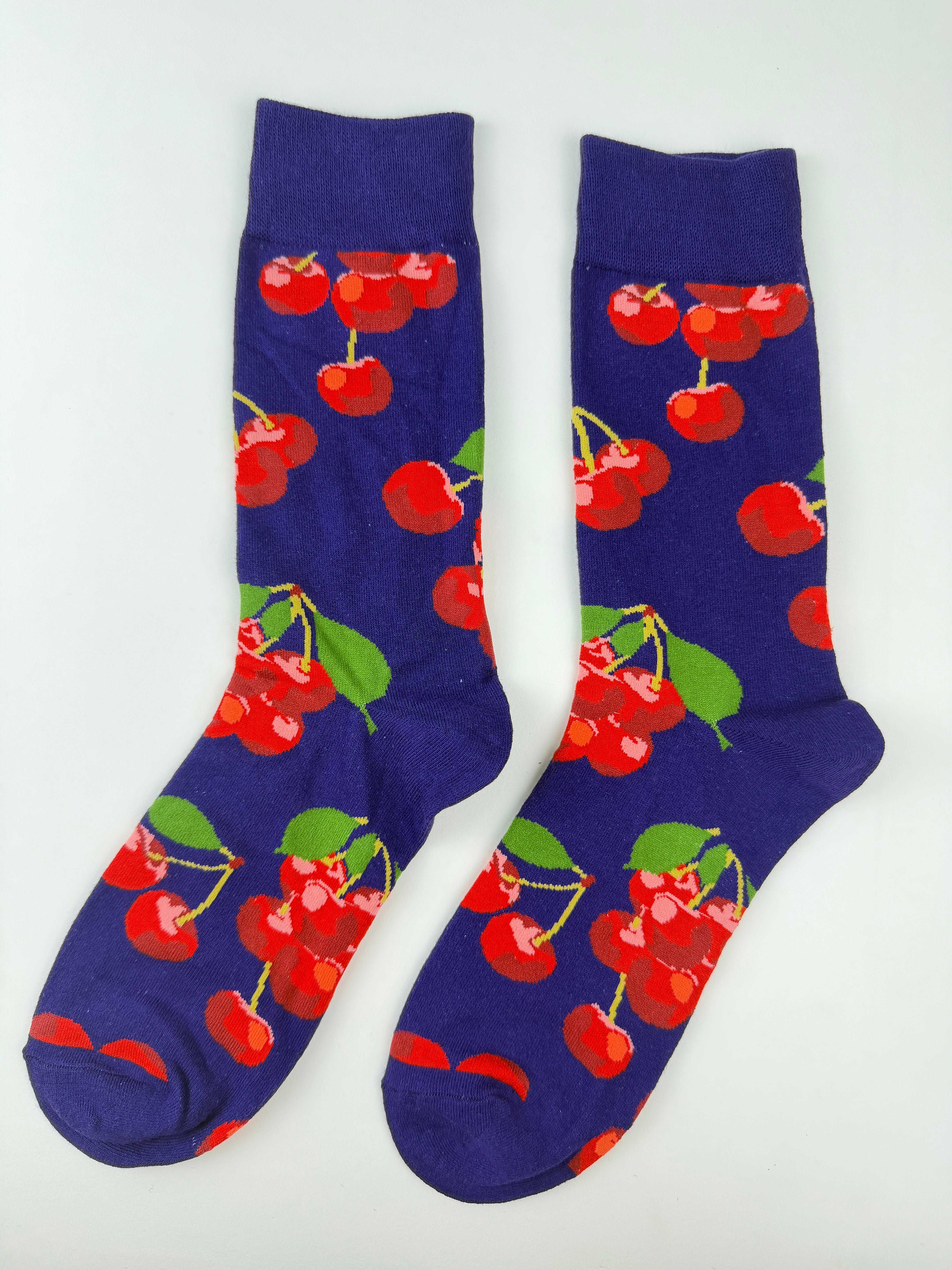 Fruit Socks – Cherry Purple Novelty Socks