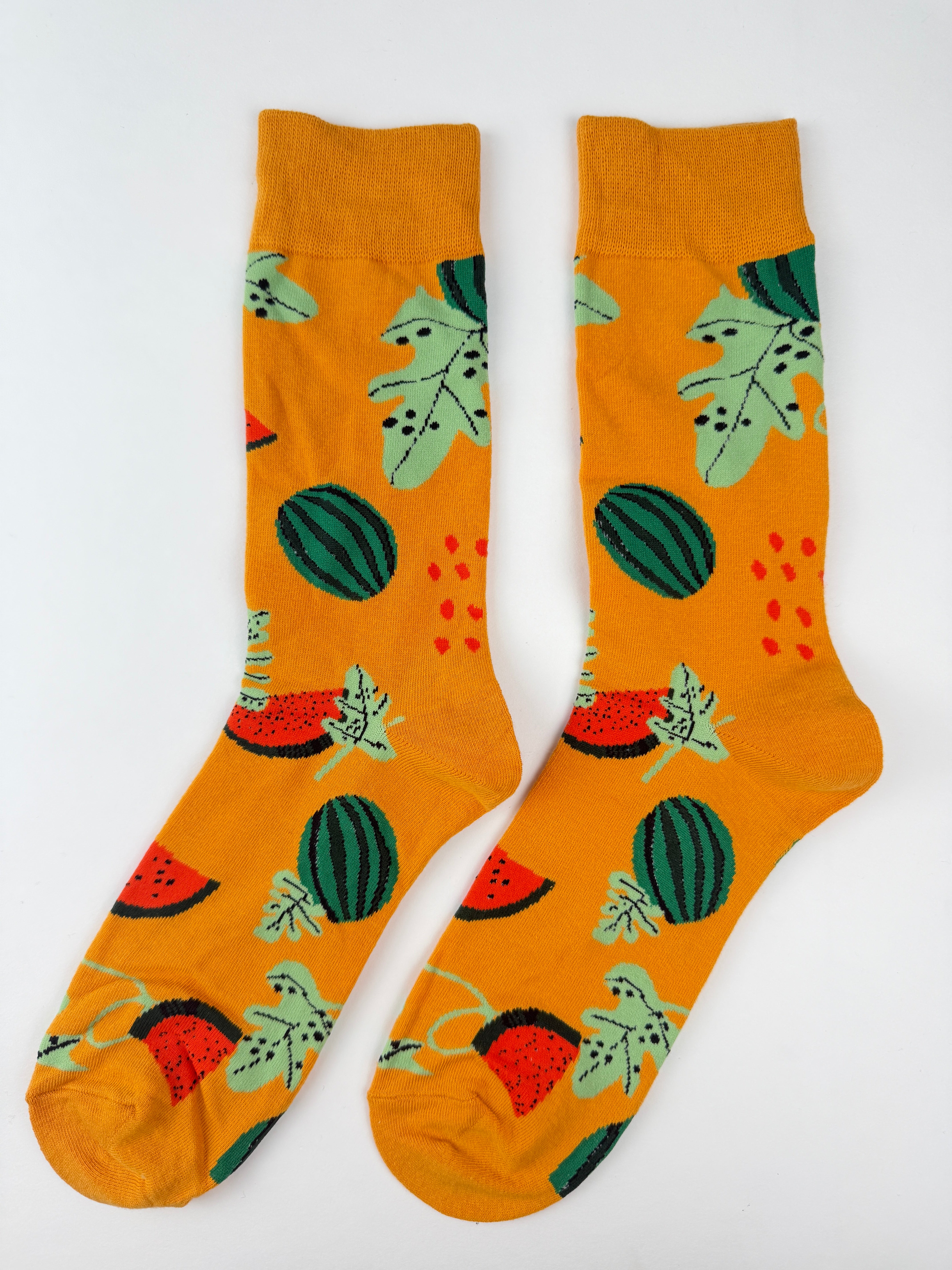 Fruit Socks – Watermelon Orange Summer Novelty Socks