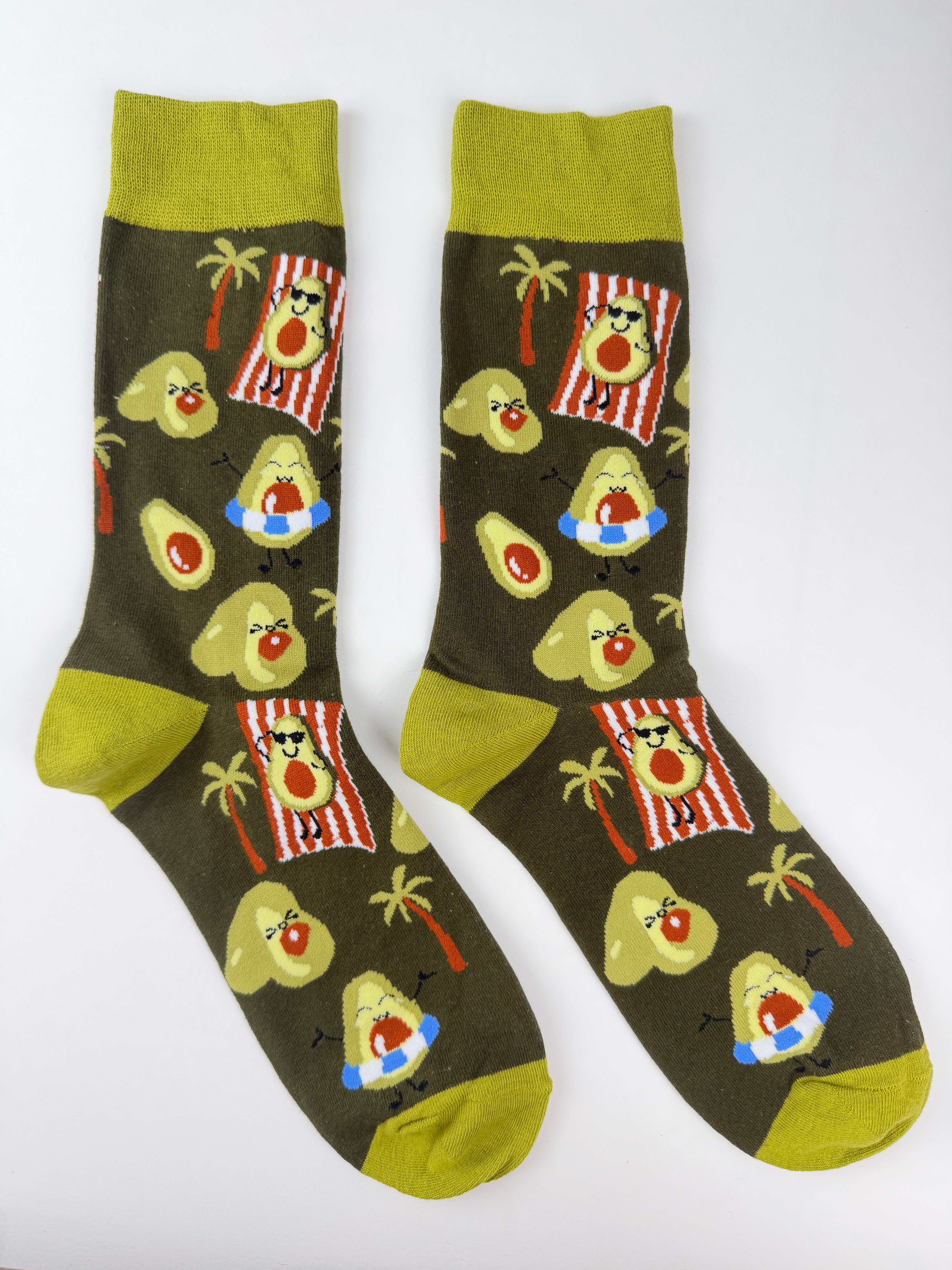 Fruit Socks - Avocado Beach Socks