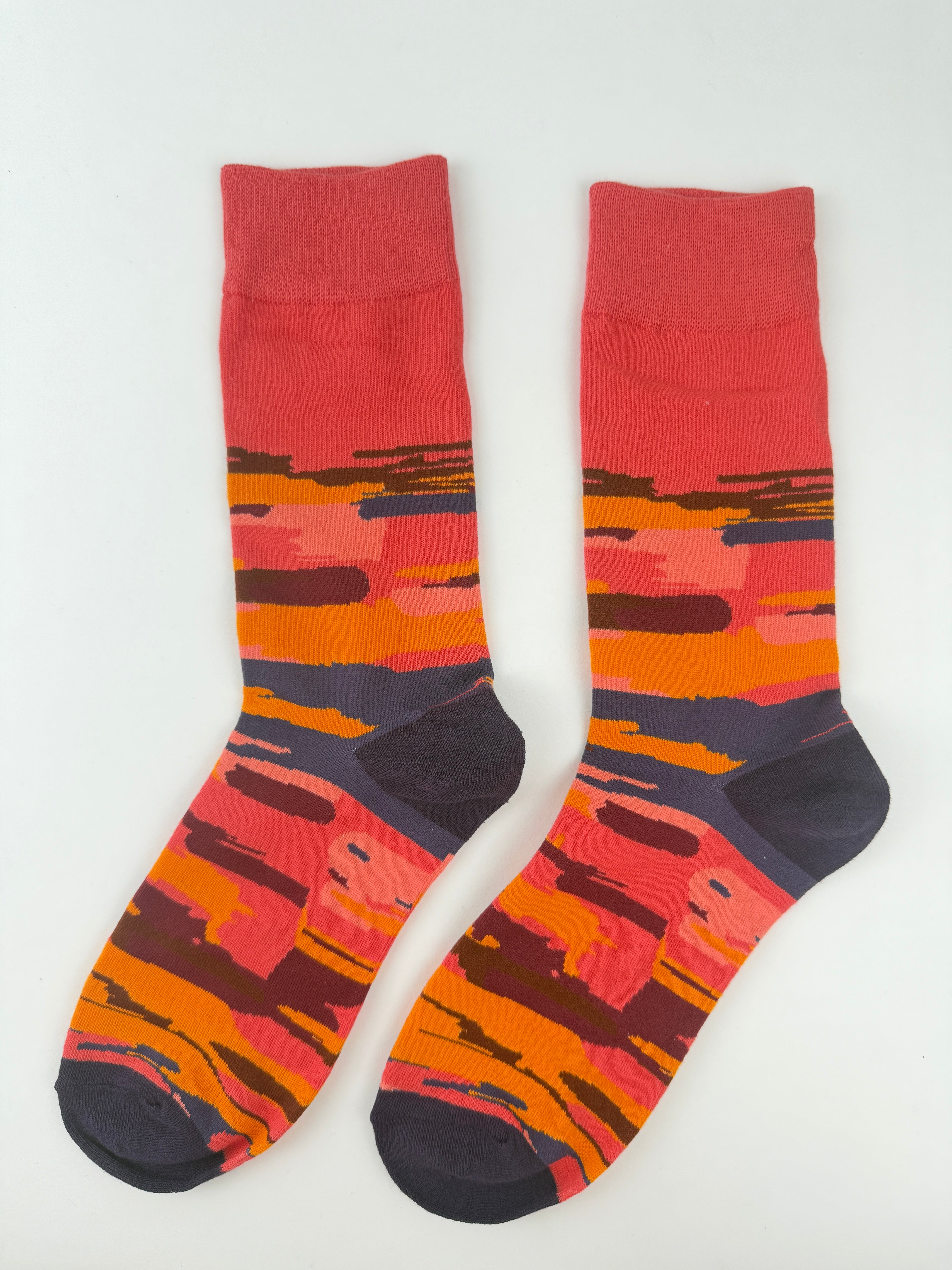 Weather Socks – Fiery Sunset Crew Socks