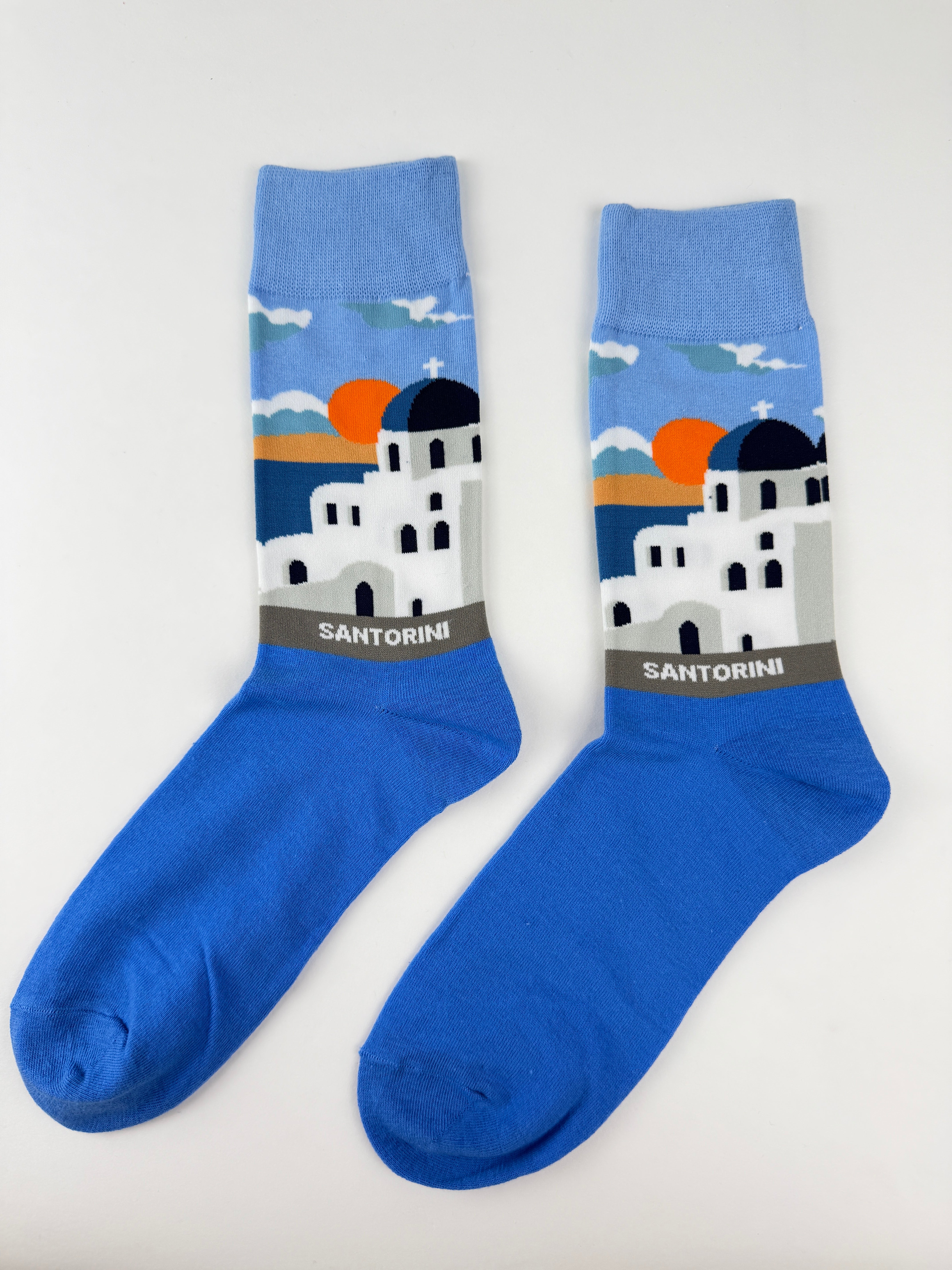 Landmark Sock – Santorini Crew Socks