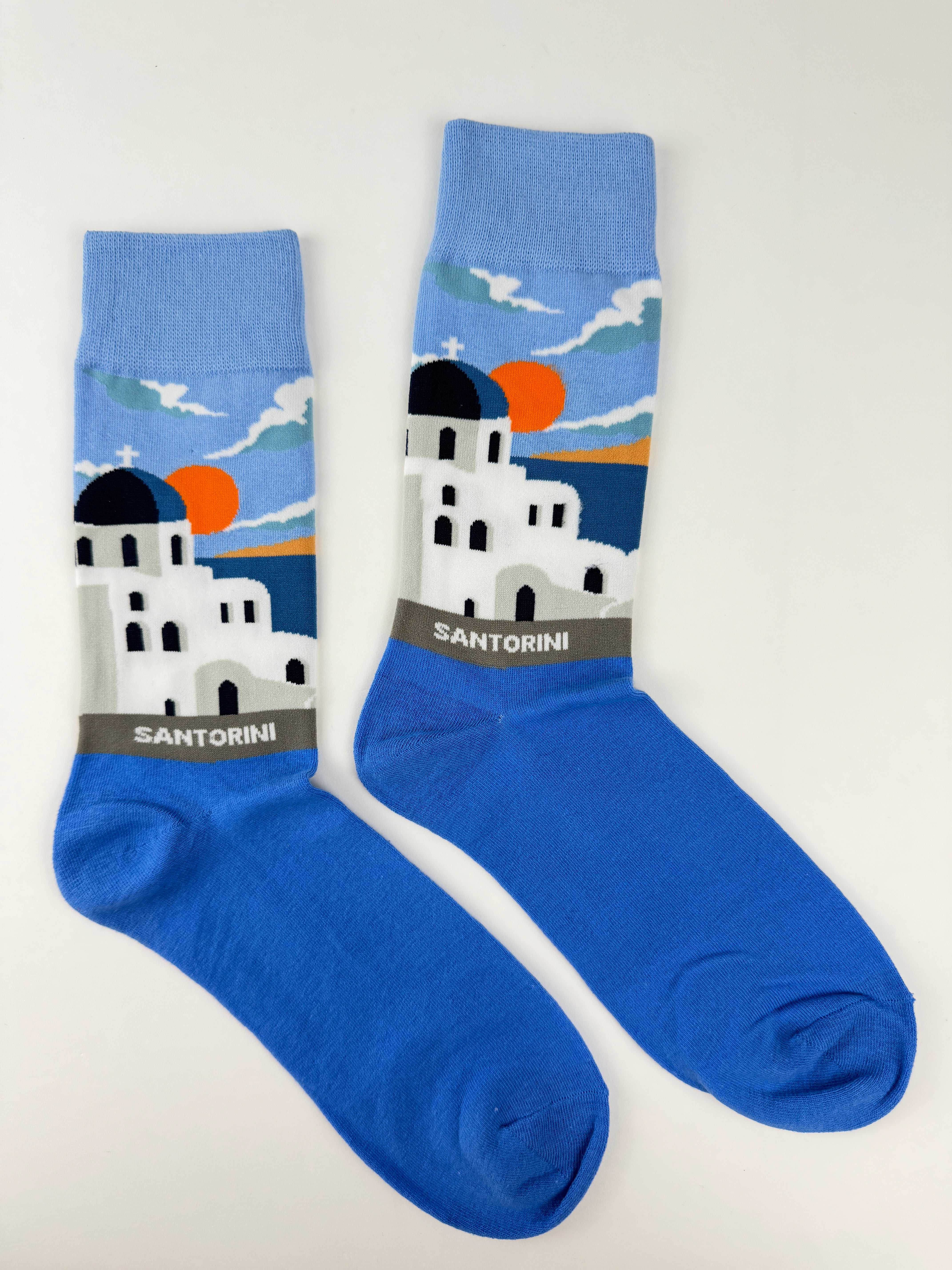 Landmark Sock – Santorini Crew Socks