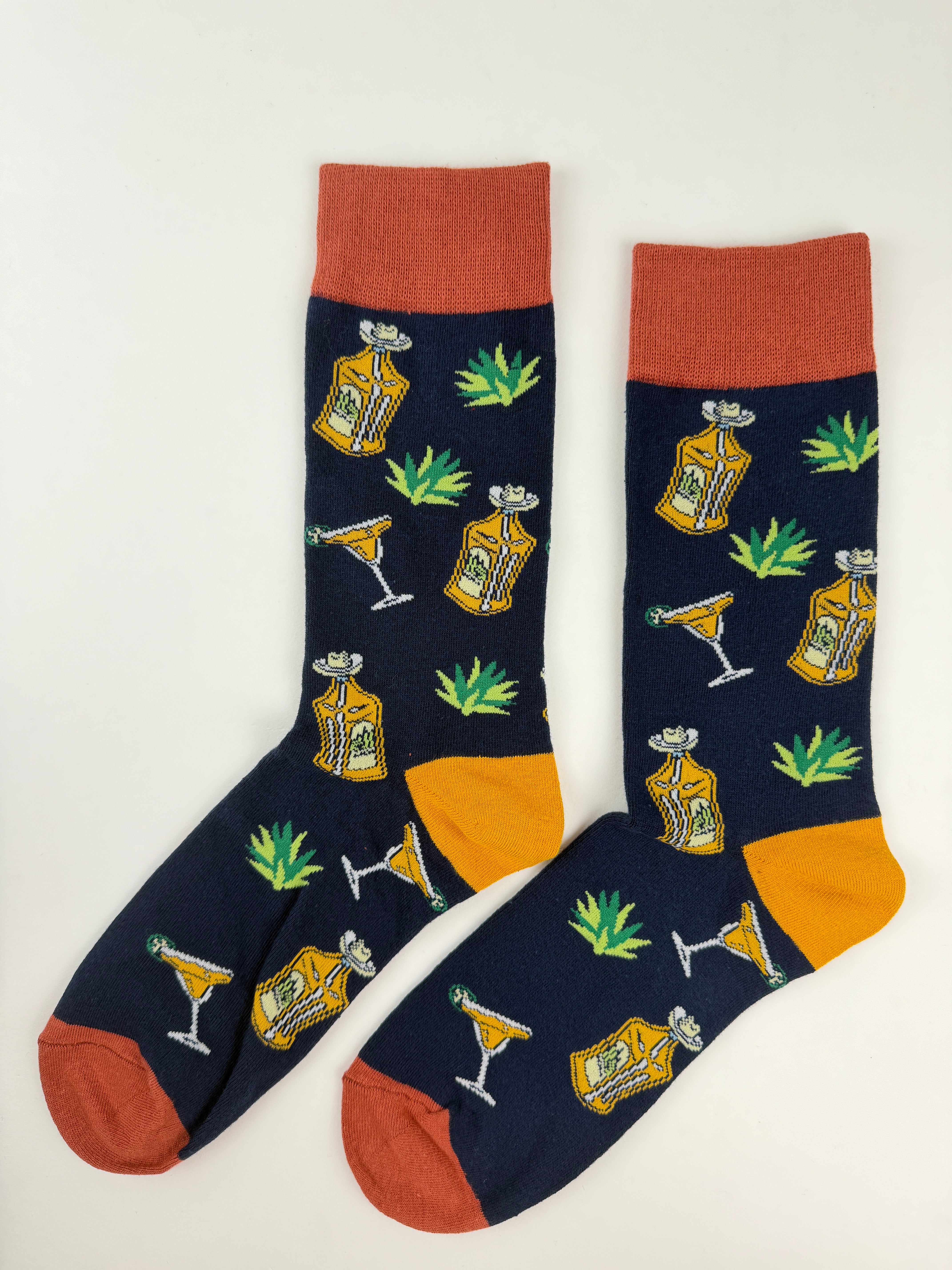 Tequila & Agave Illustration Crew Socks Unisex