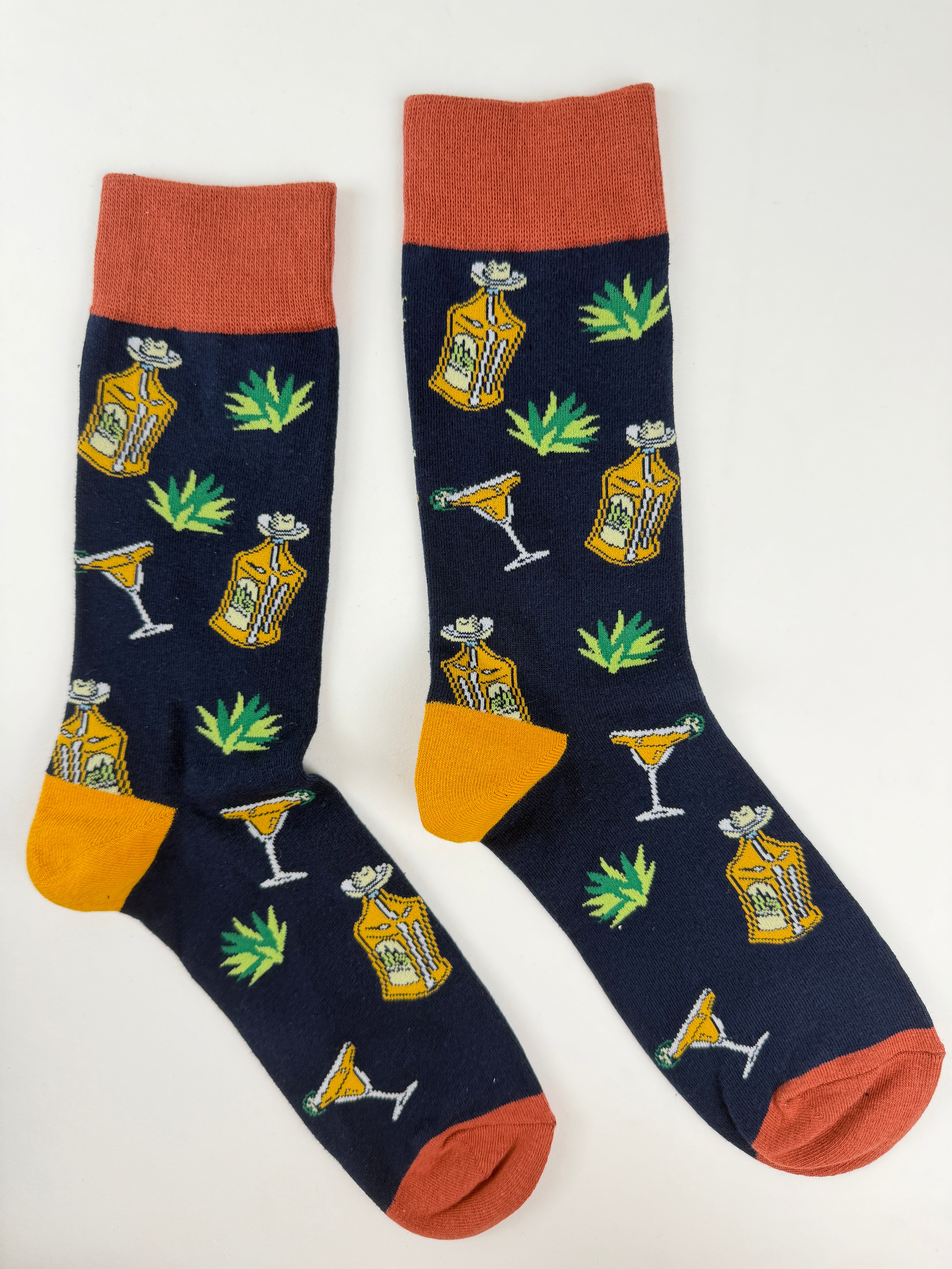 Tequila & Agave Illustration Crew Socks Unisex