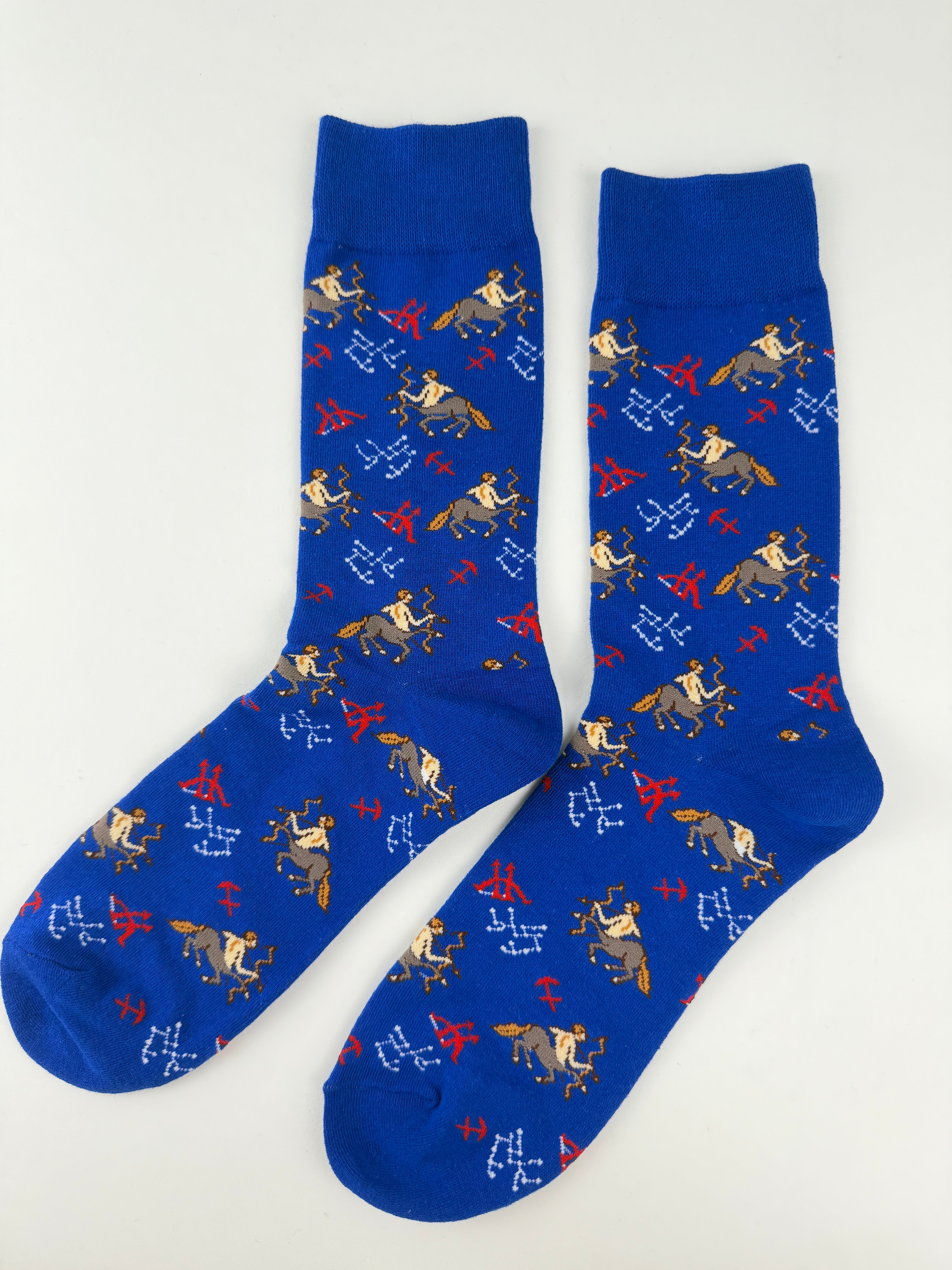 Constellation – Sagittarius Zodiac Archer Socks Blue