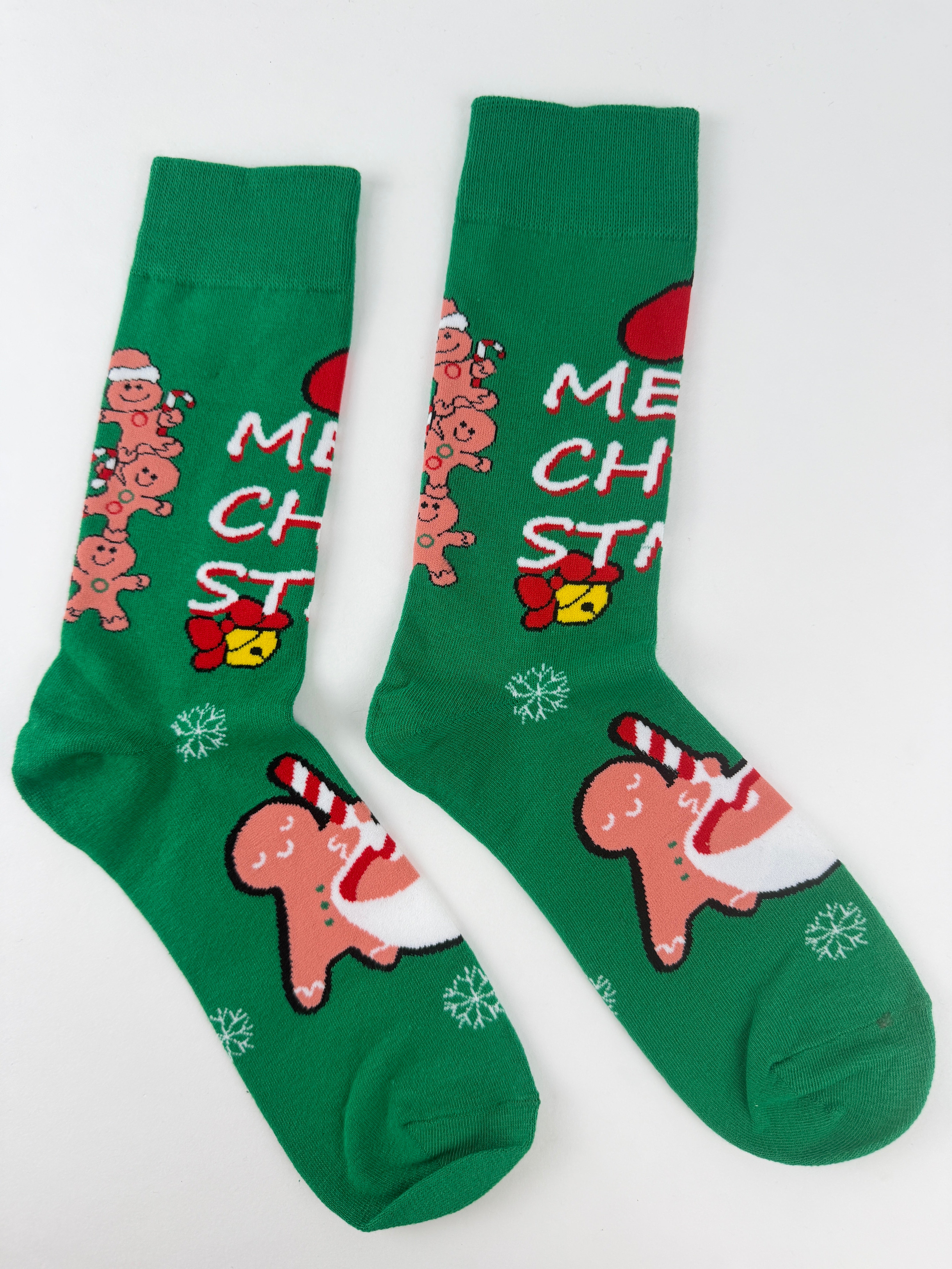 Christmas Socks – Gingerbread, Candy Cane & Bells