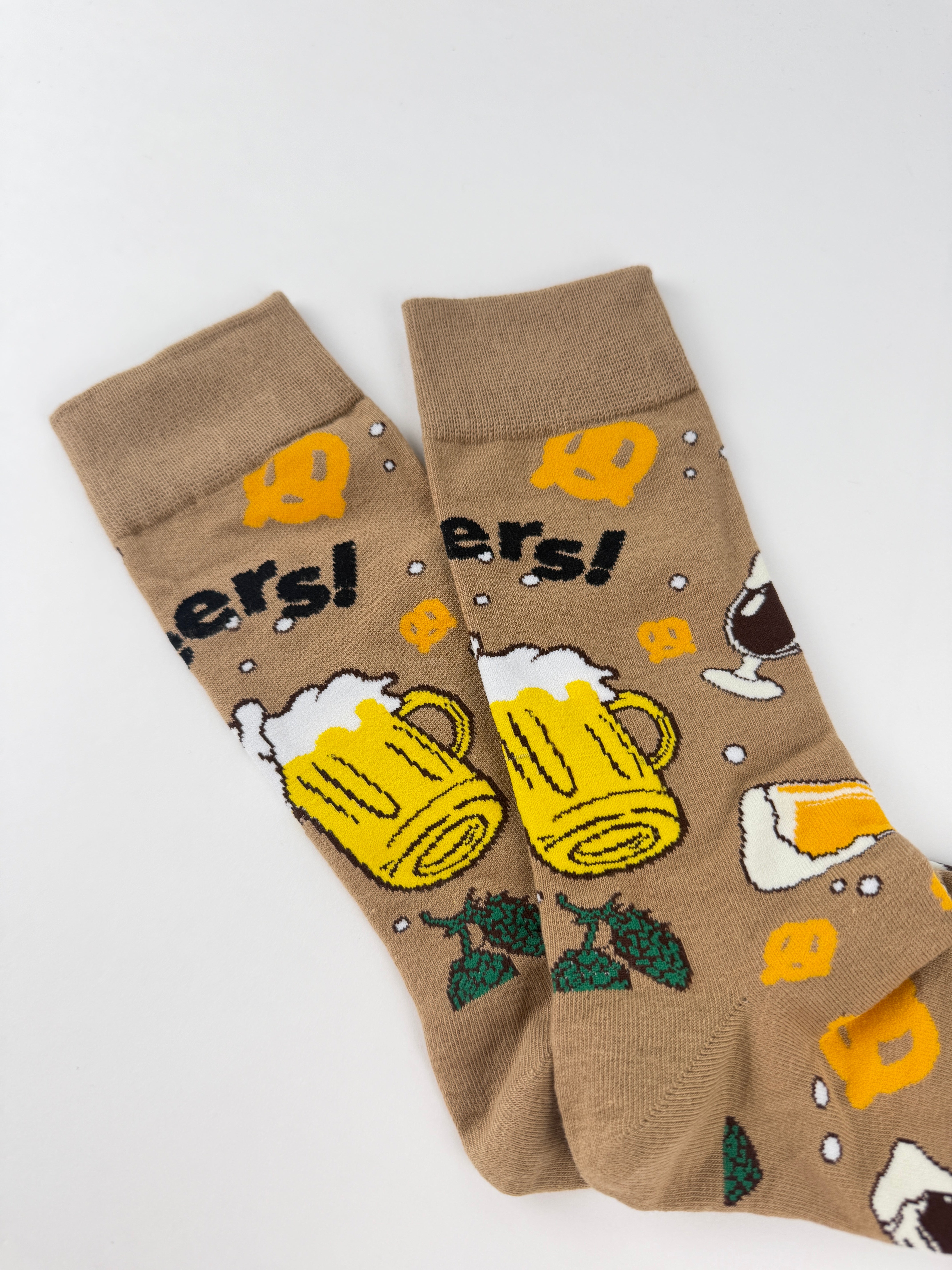 Food Socks – Beer Mug & Pretzel