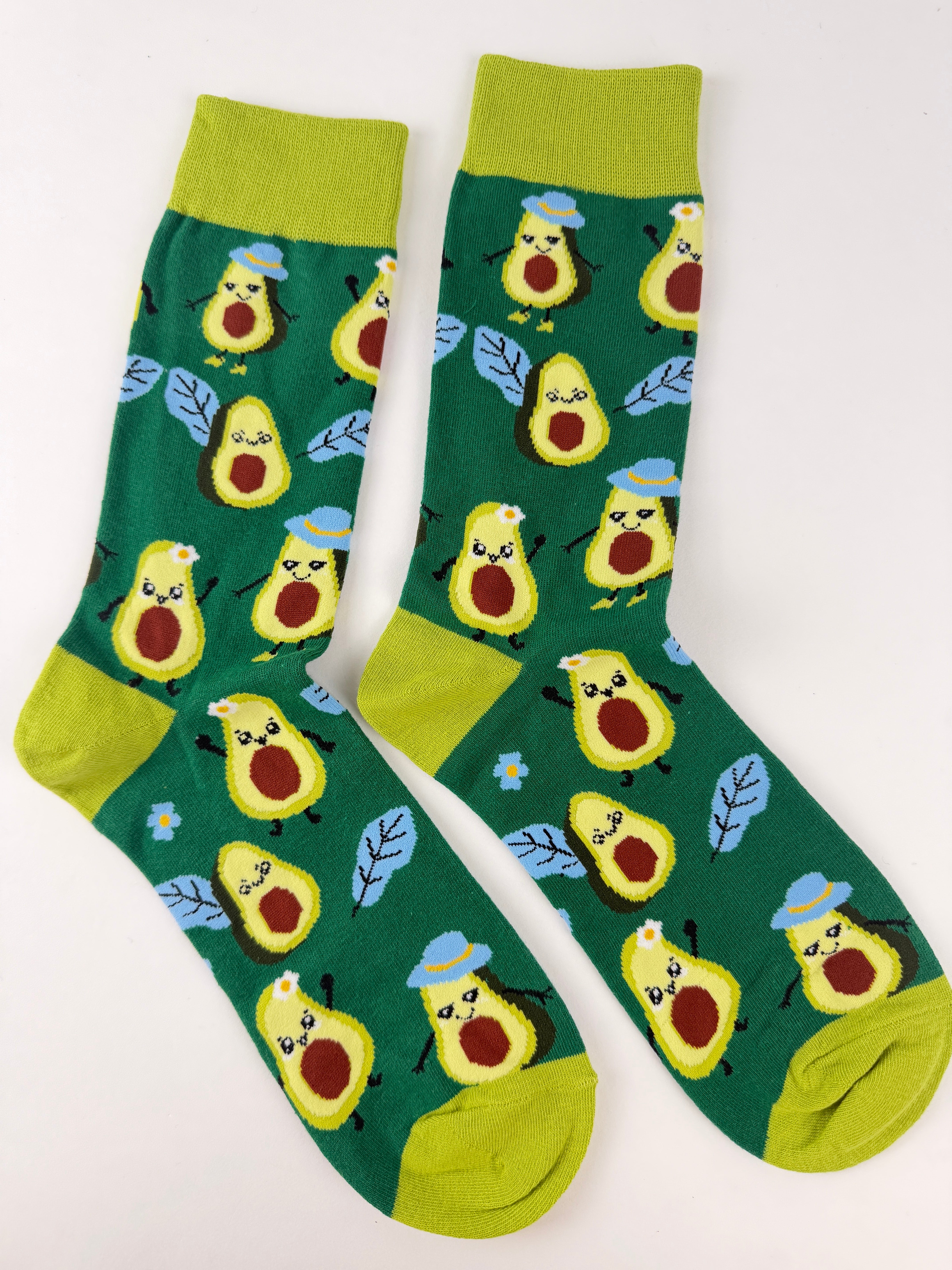 Fruit Socks – Avocado Character Fun Novelty Socks