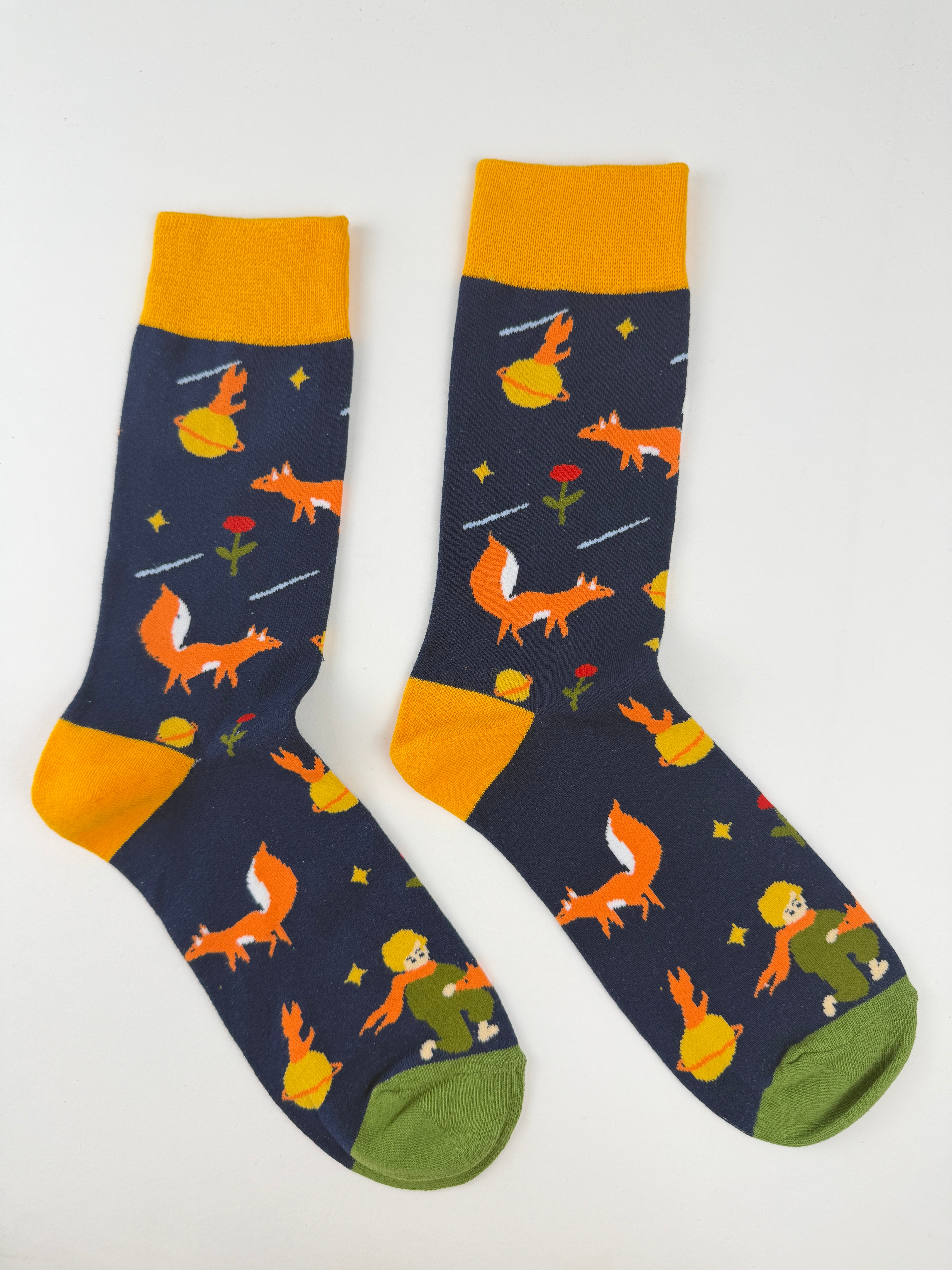 Animal – Fox Navy Crew Socks