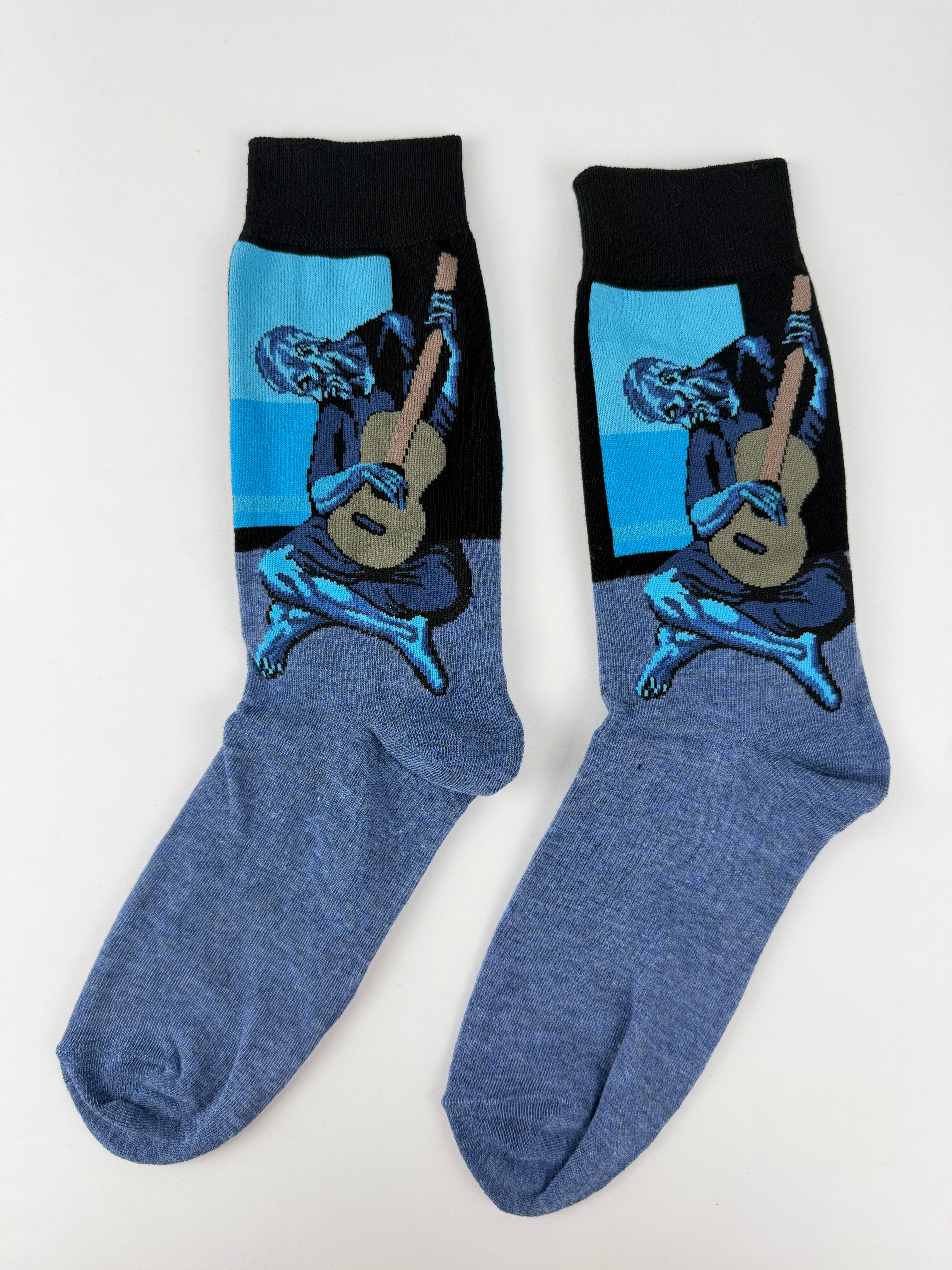 The Old Guitarist Inspired Socks