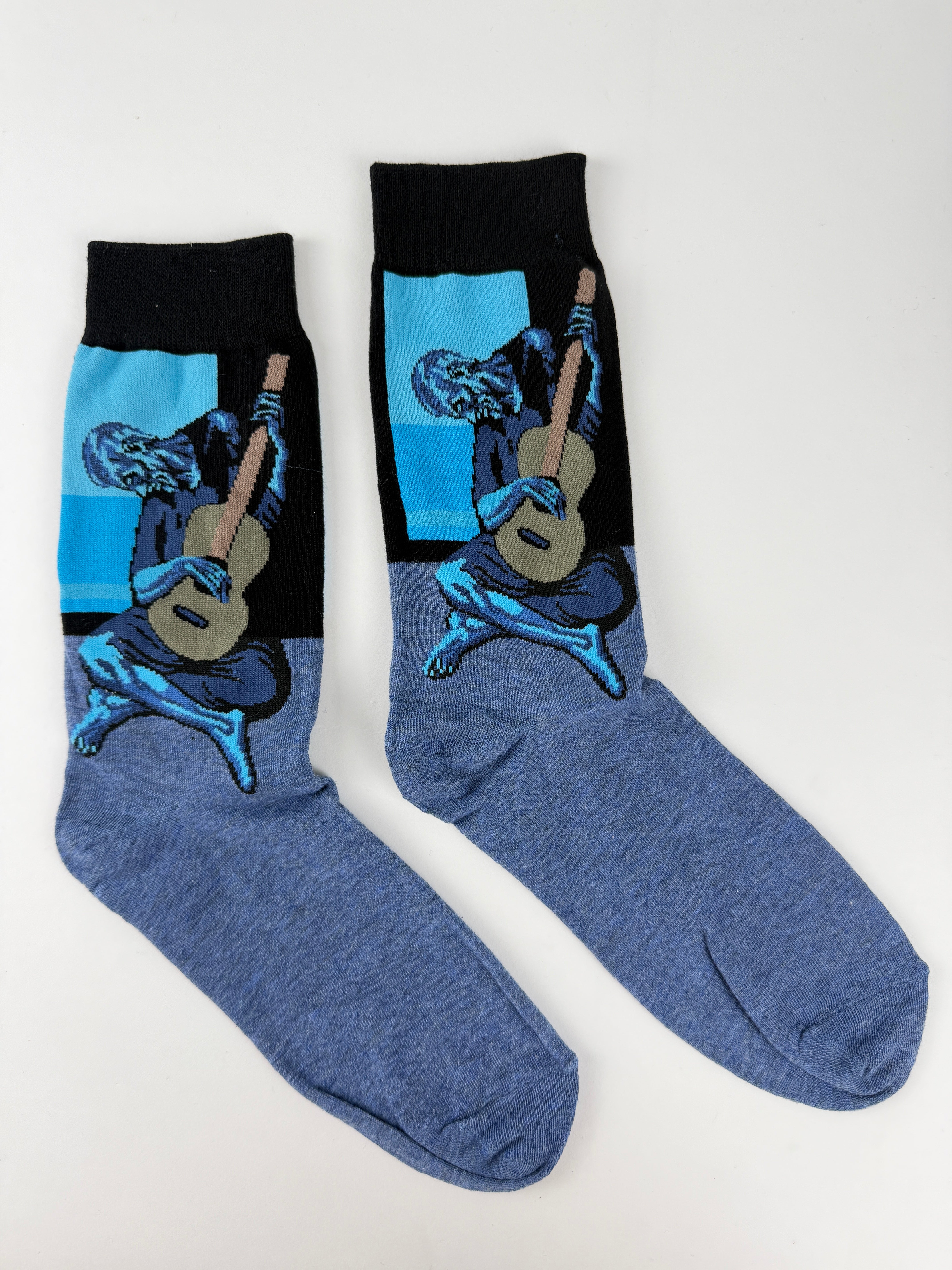 The Old Guitarist Inspired Socks