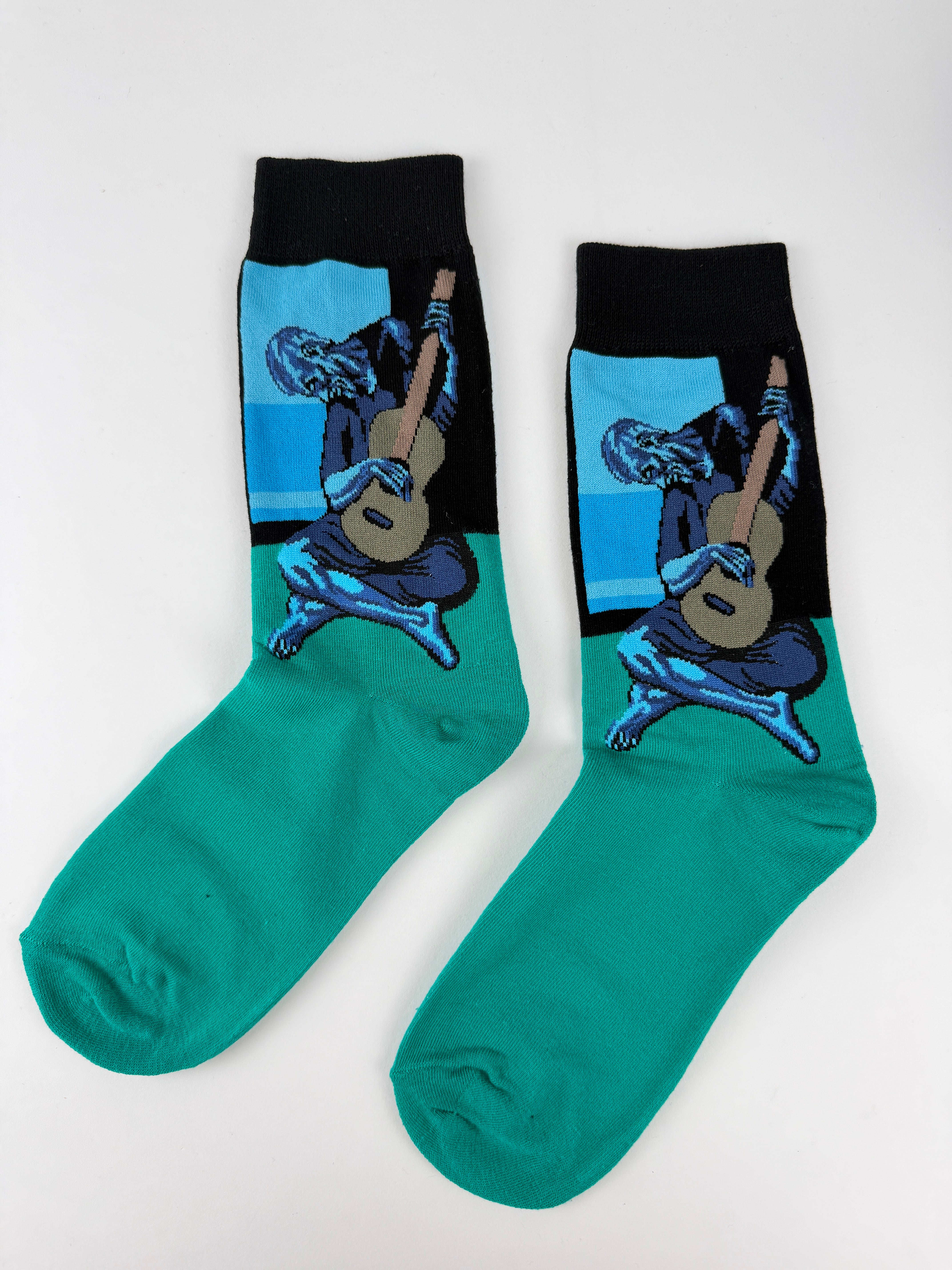 The Old Guitarist Inspired Socks