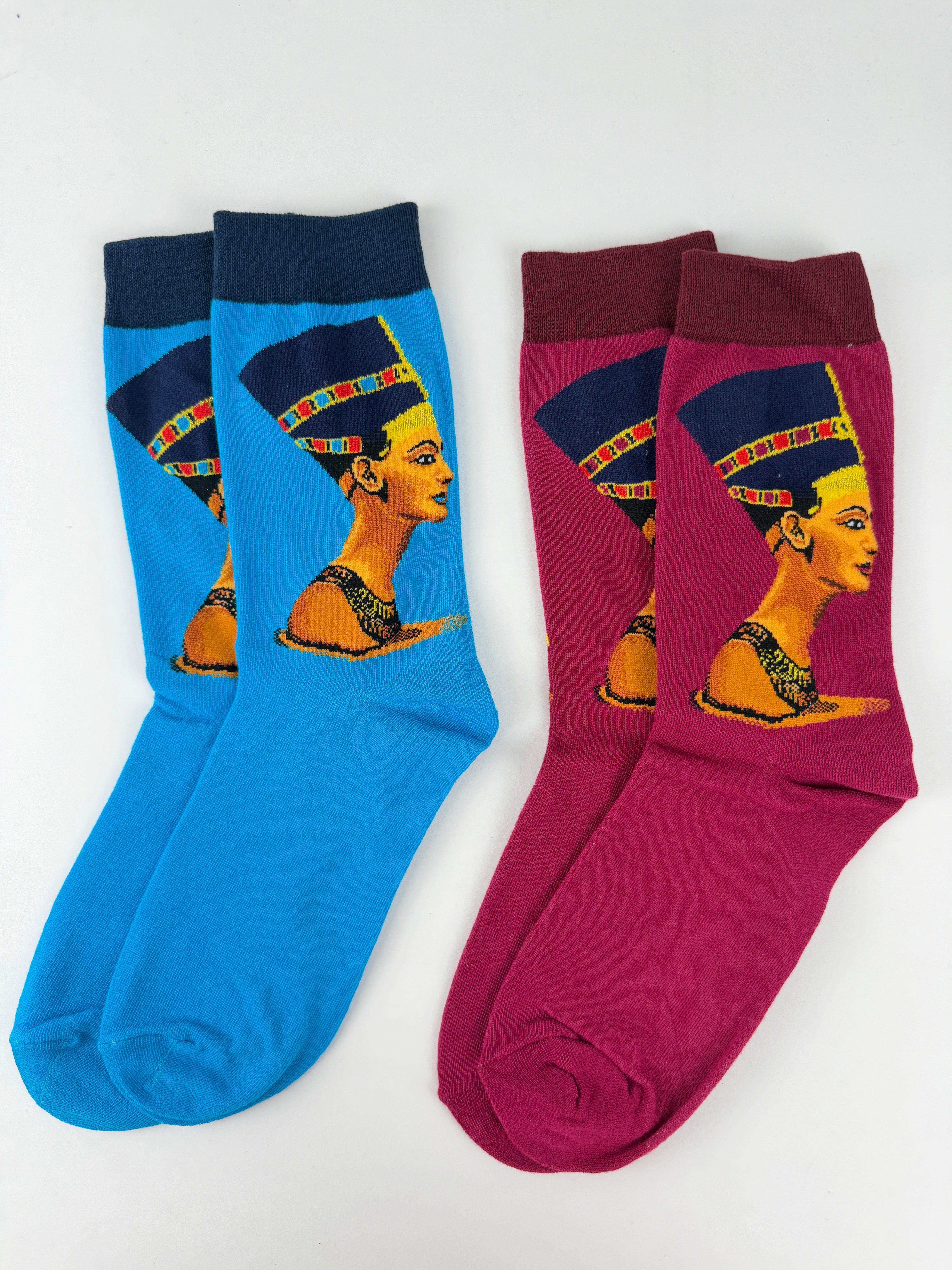 Nefertiti Egyptian Queen Crew Socks