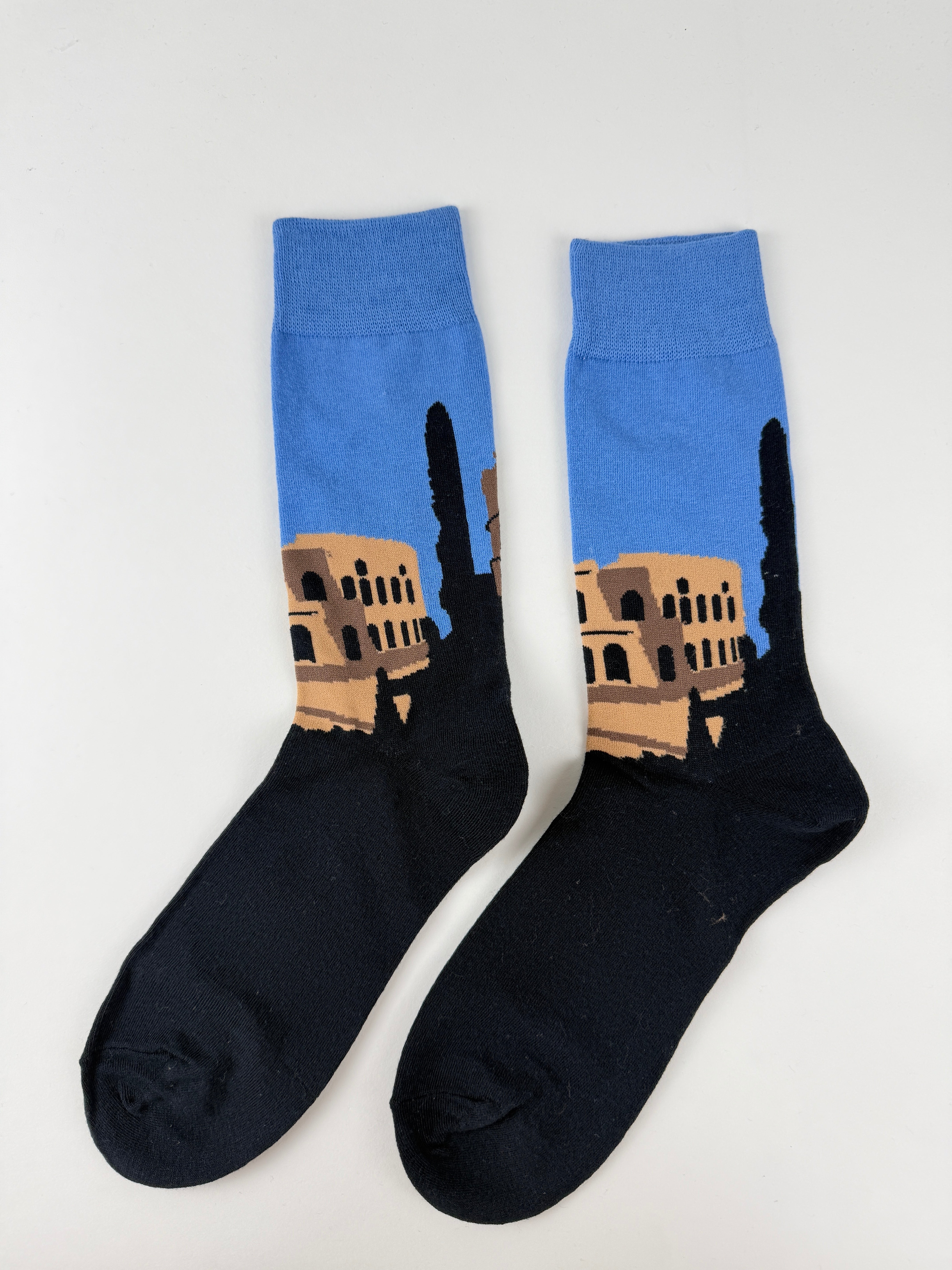 Rome Colosseum Landmark Crew Socks