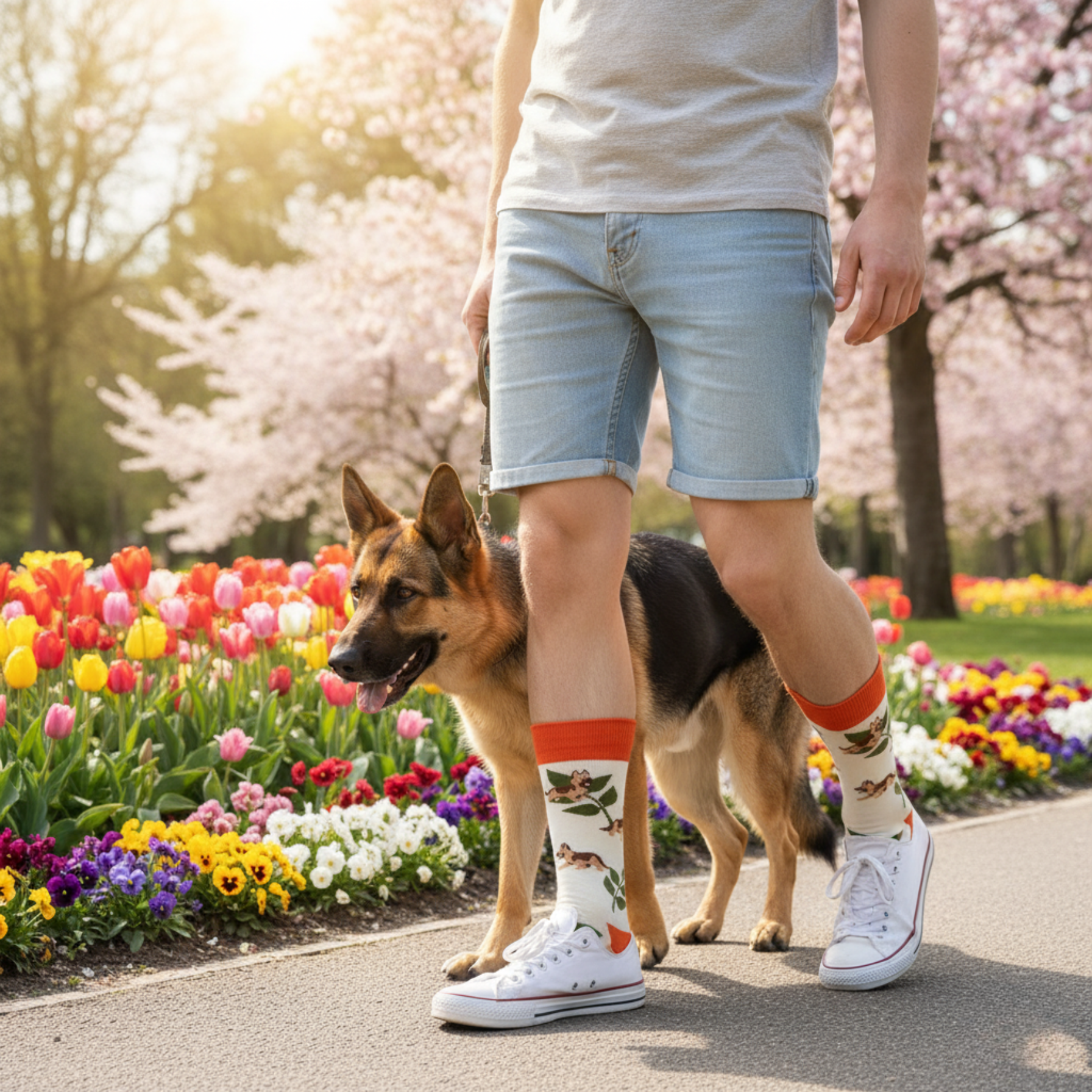 Animal Socks – Playful Puppy Crew Socks Unisex