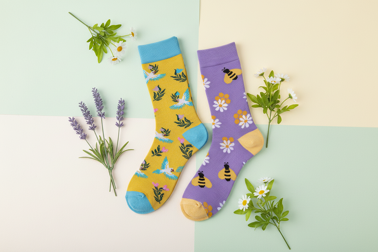 Spring Socks Banner