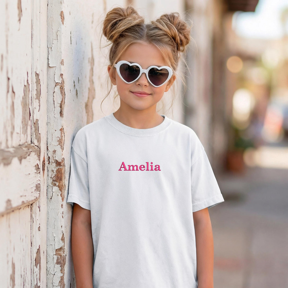 Custom Name Embroidered Youth T-Shirt – Comfort Colors