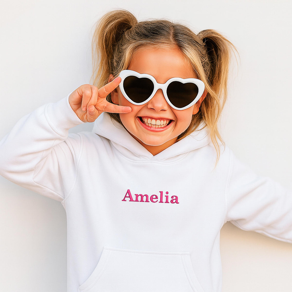 Personalized Embroidered Name Youth Hoodie