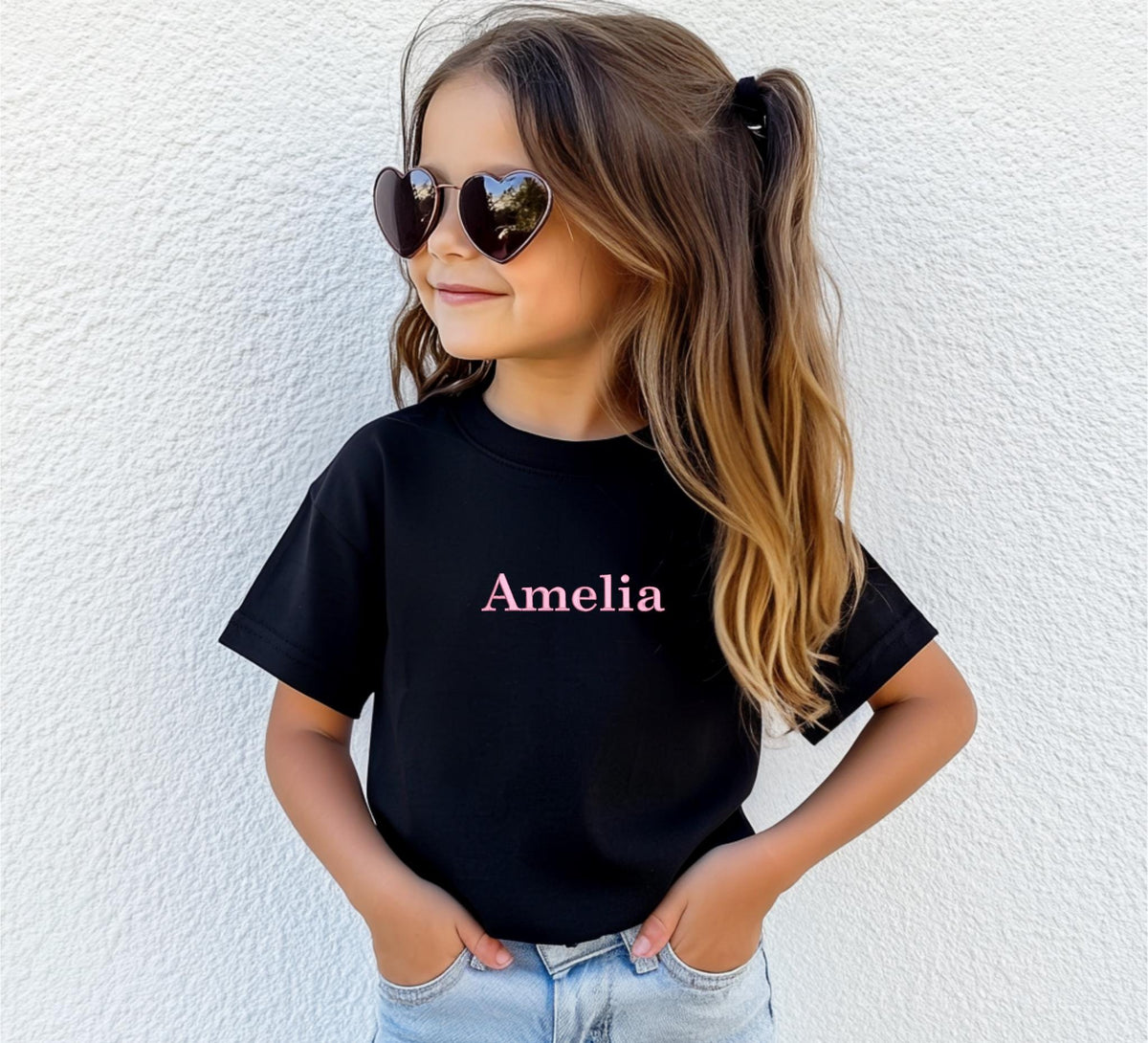 Custom Name Embroidered Youth T-Shirt – Comfort Colors