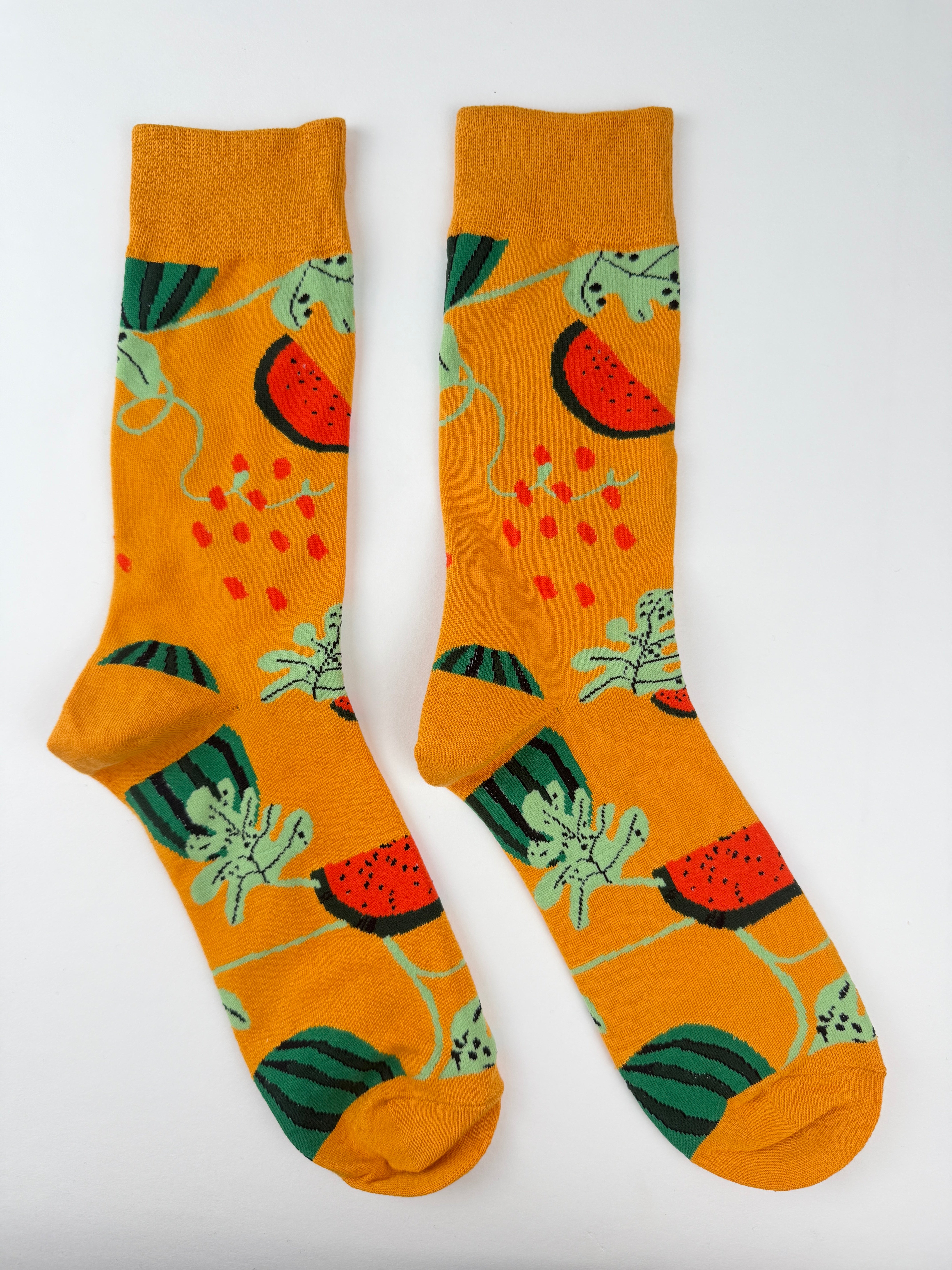 Fruit Socks – Watermelon Orange Summer Novelty Socks