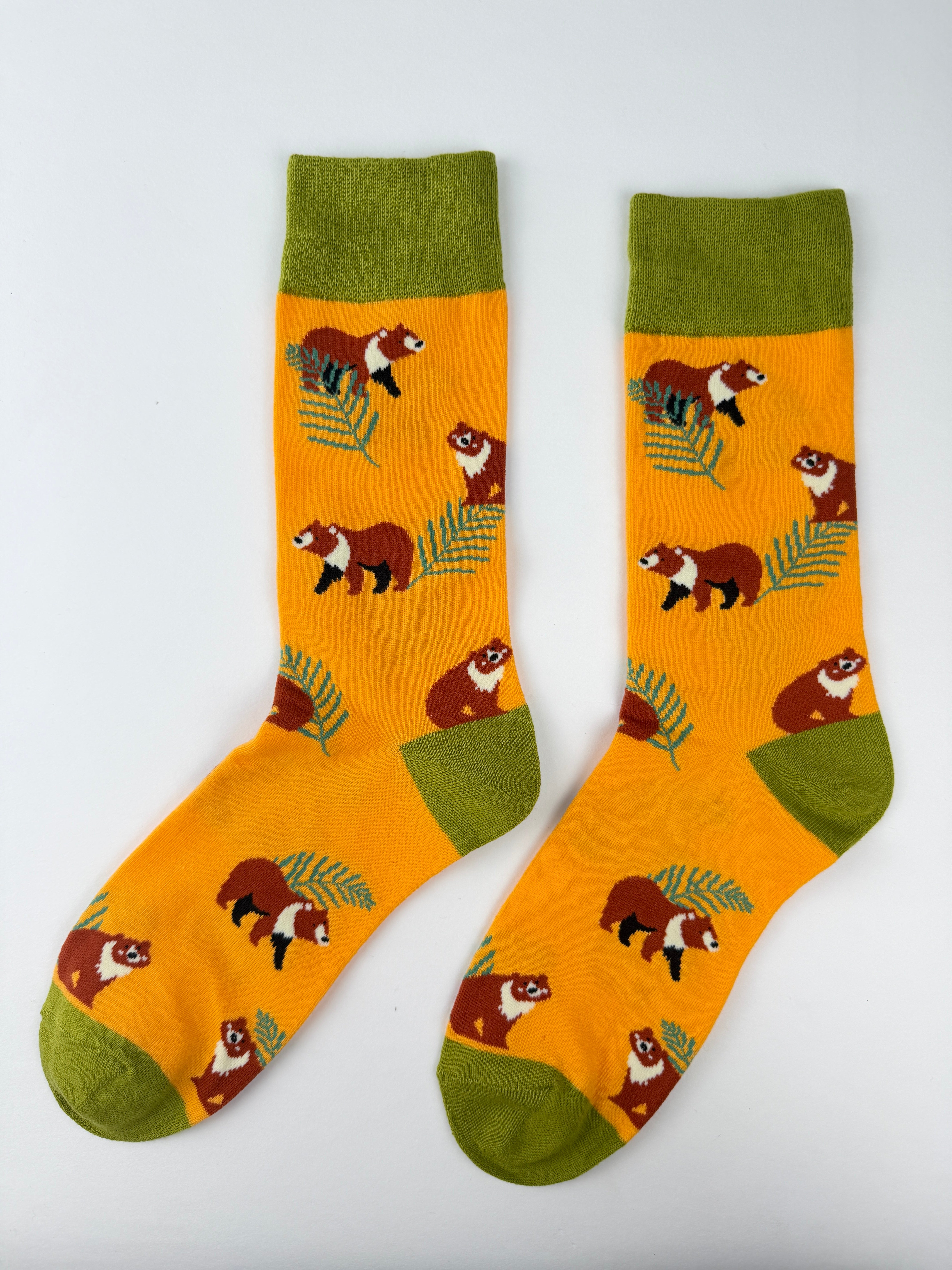 Animal Socks – Forest Bear Crew Socks