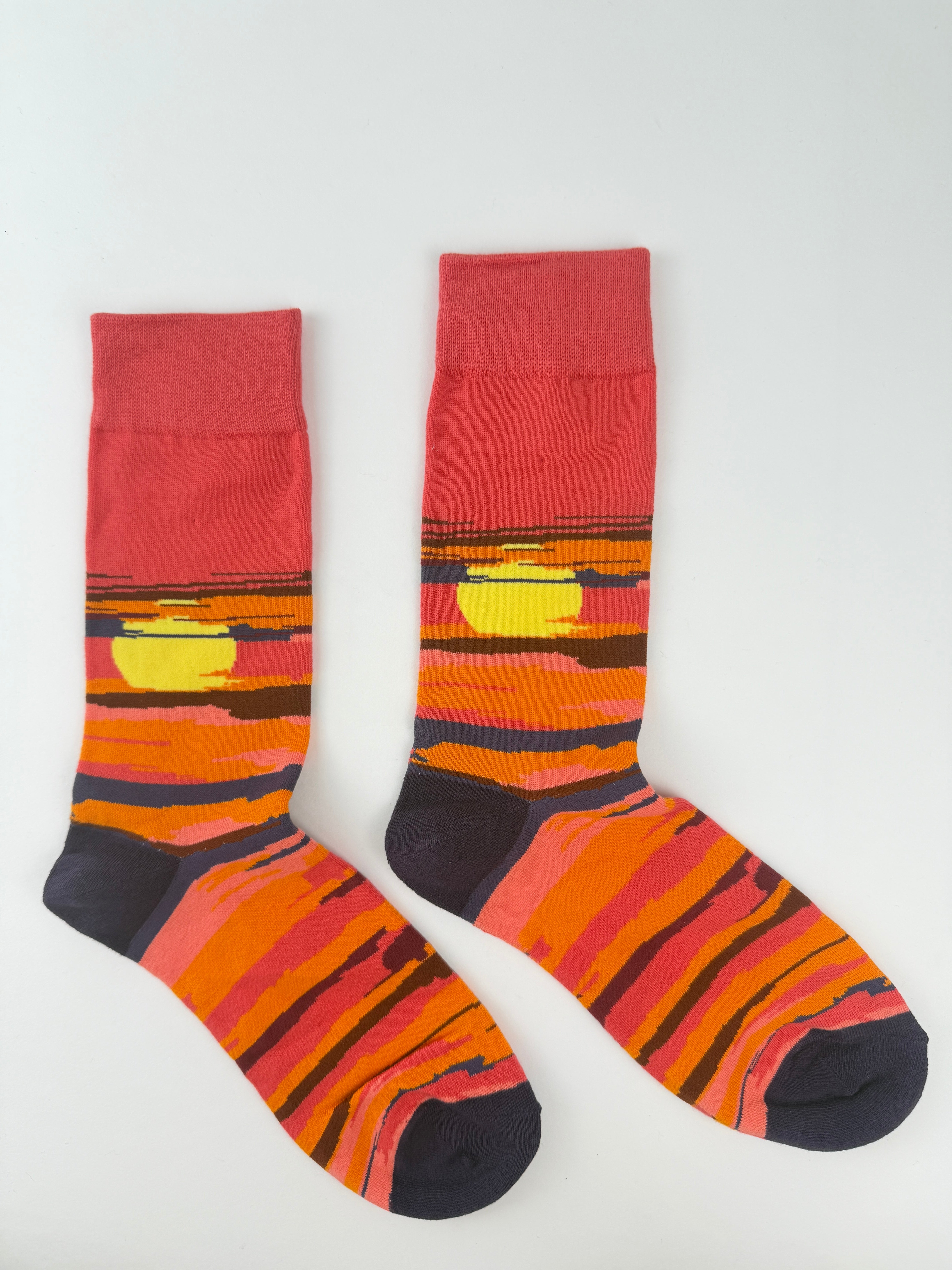 Weather Socks – Fiery Sunset Crew Socks