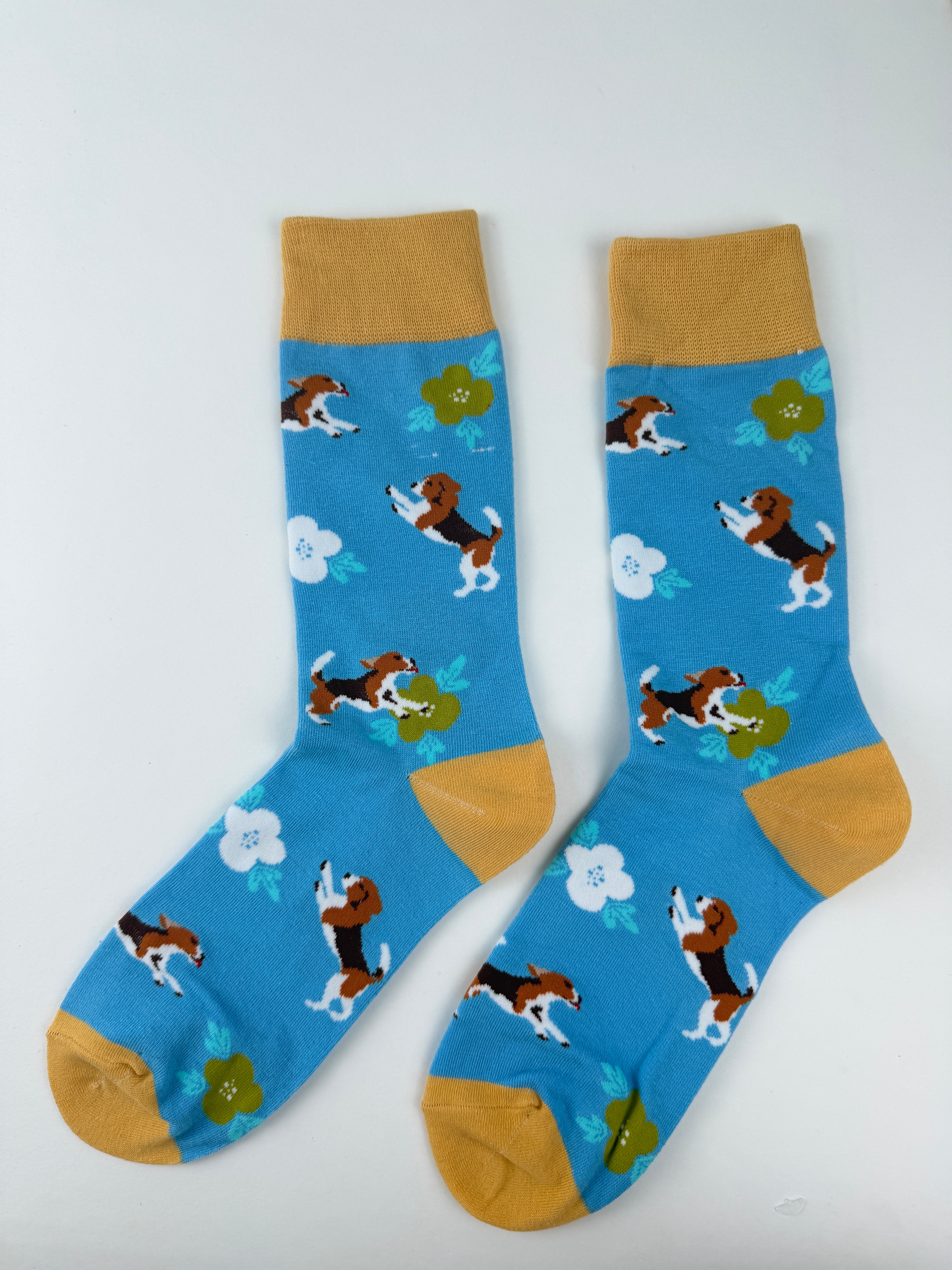 Animal Socks – Beagle Dog Crew Socks