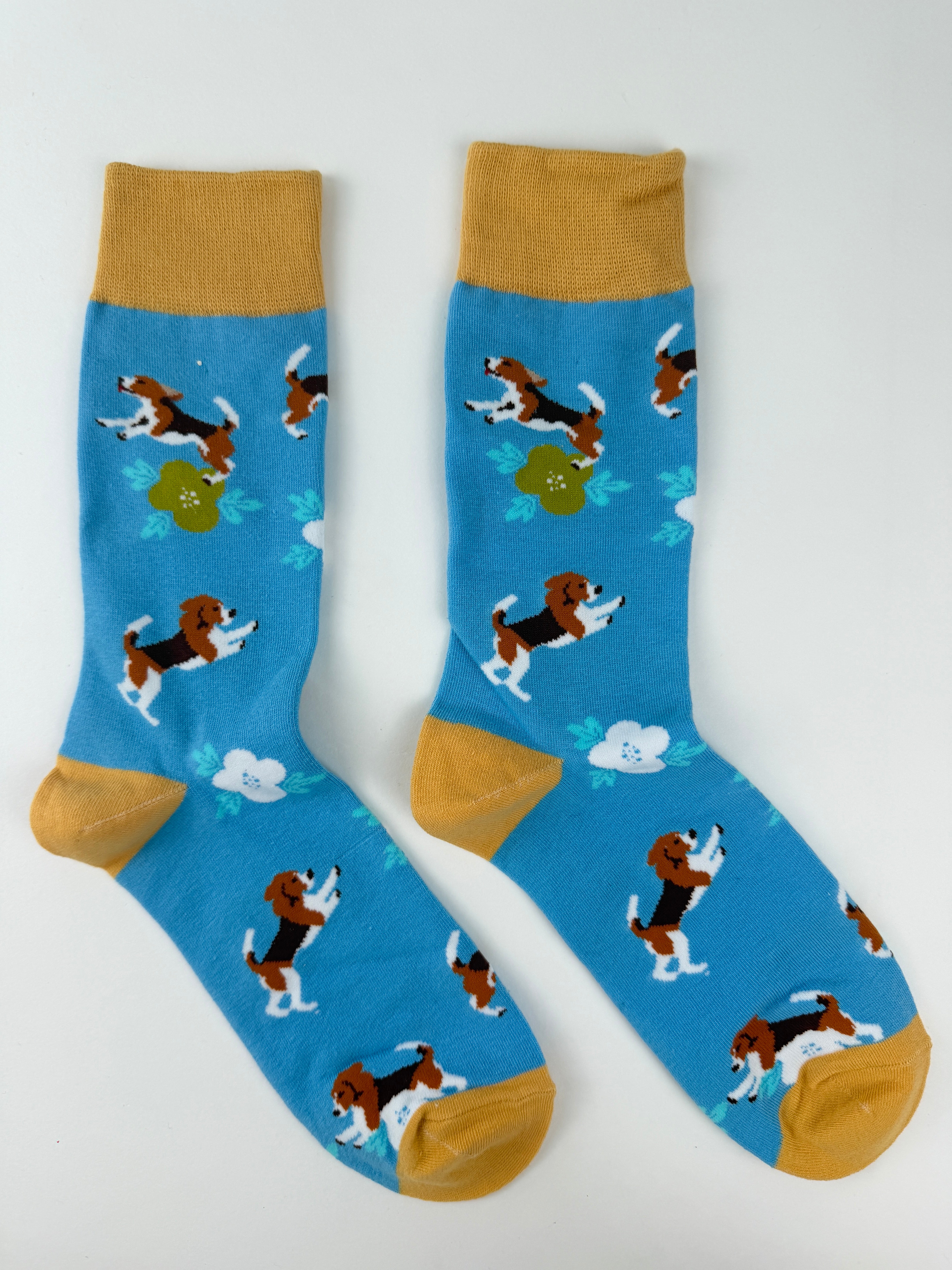 Animal Socks – Beagle Dog Crew Socks