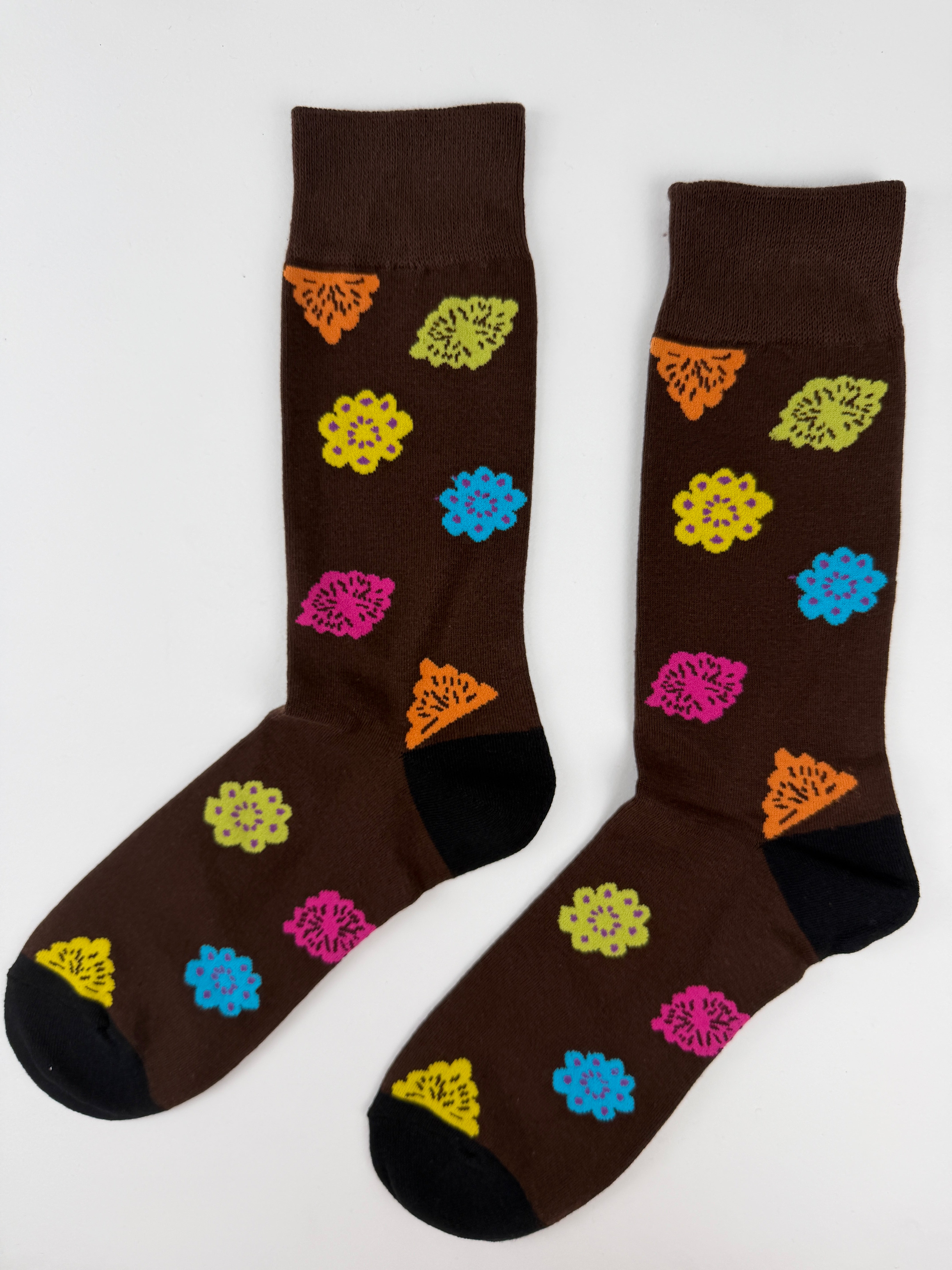Day of the Dead Socks Colorful Papel Picado