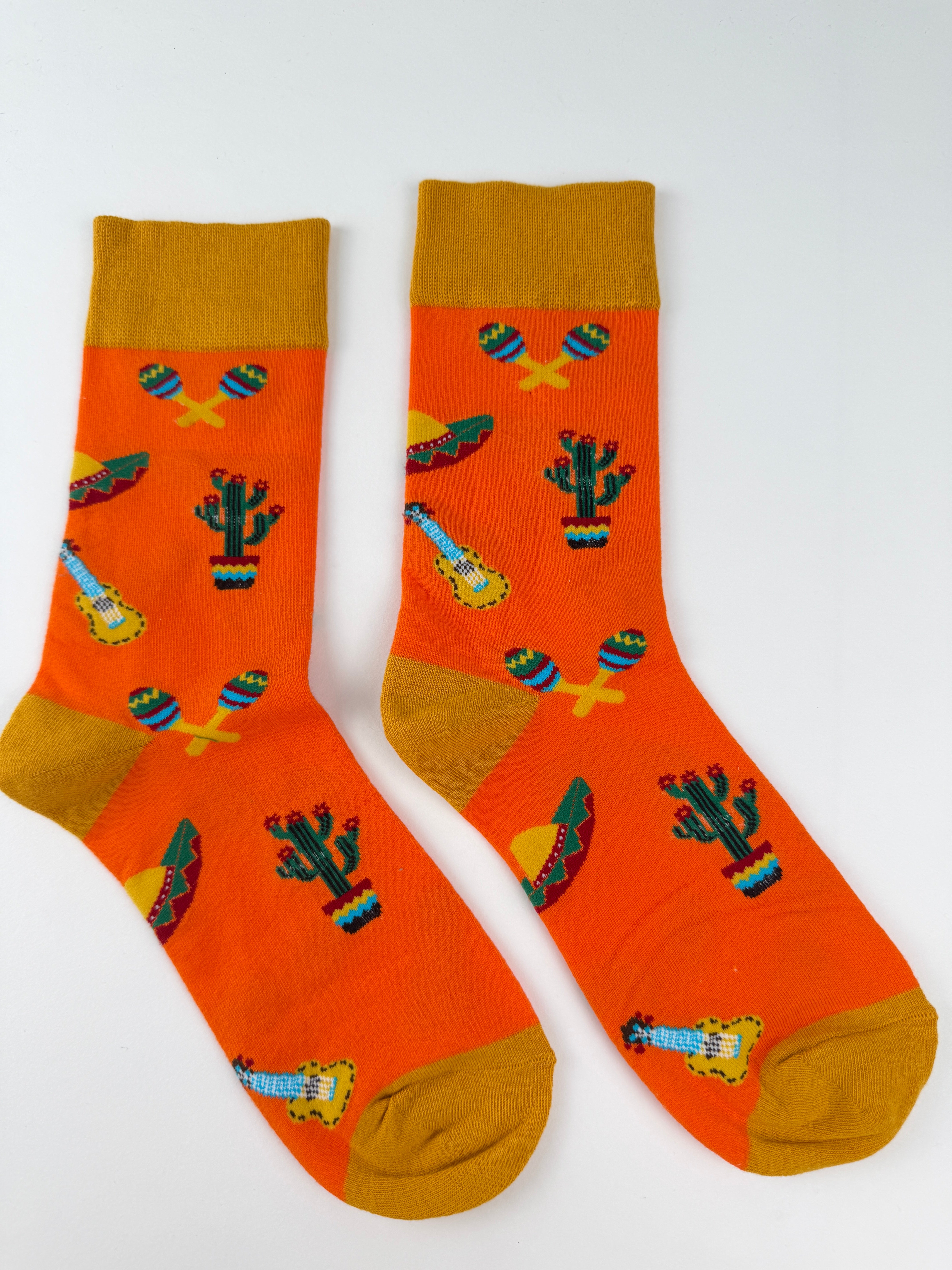 Sombrero & Fiesta Icons Crew Socks Unisex