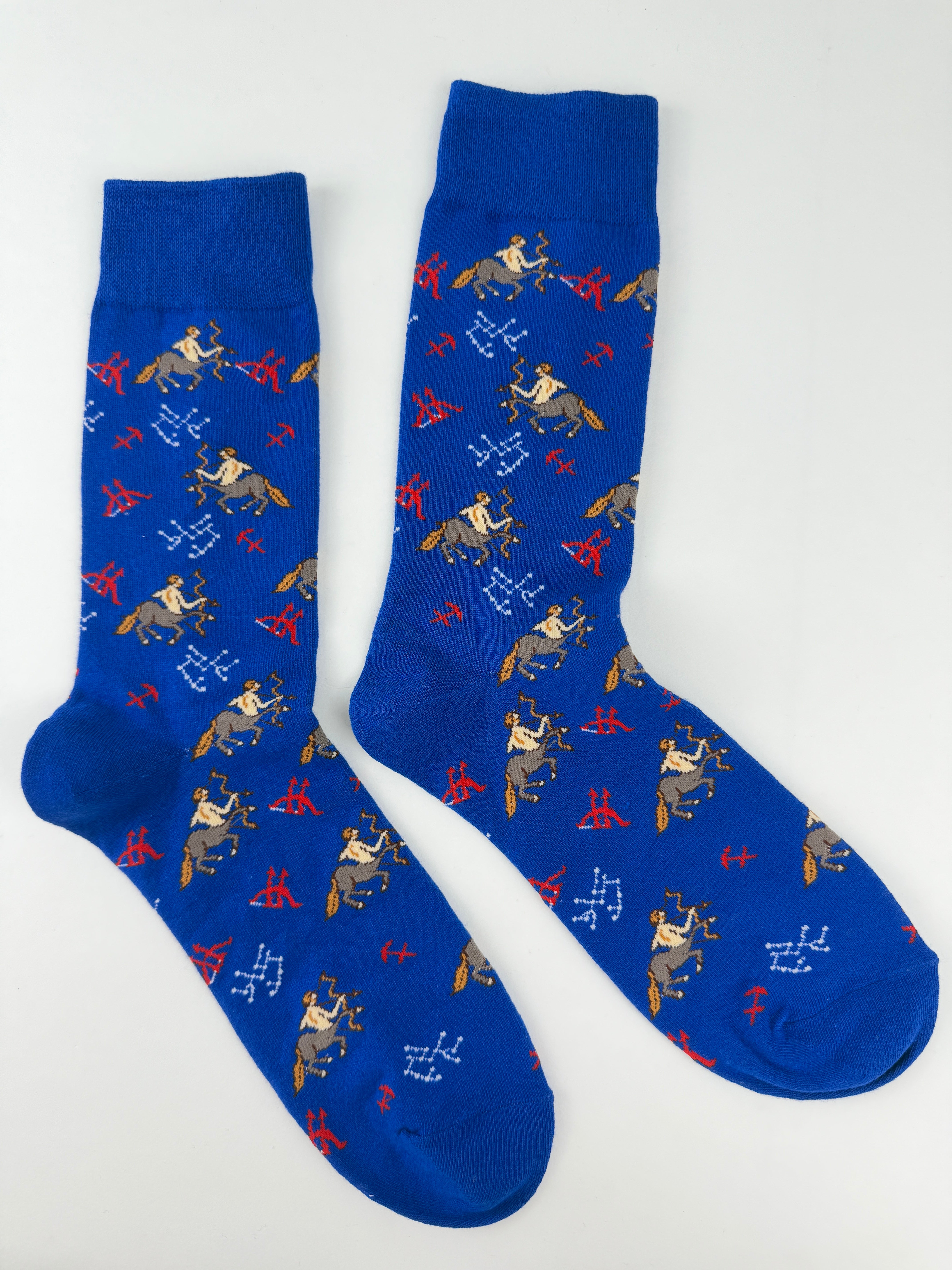 Constellation – Sagittarius Zodiac Archer Socks Blue