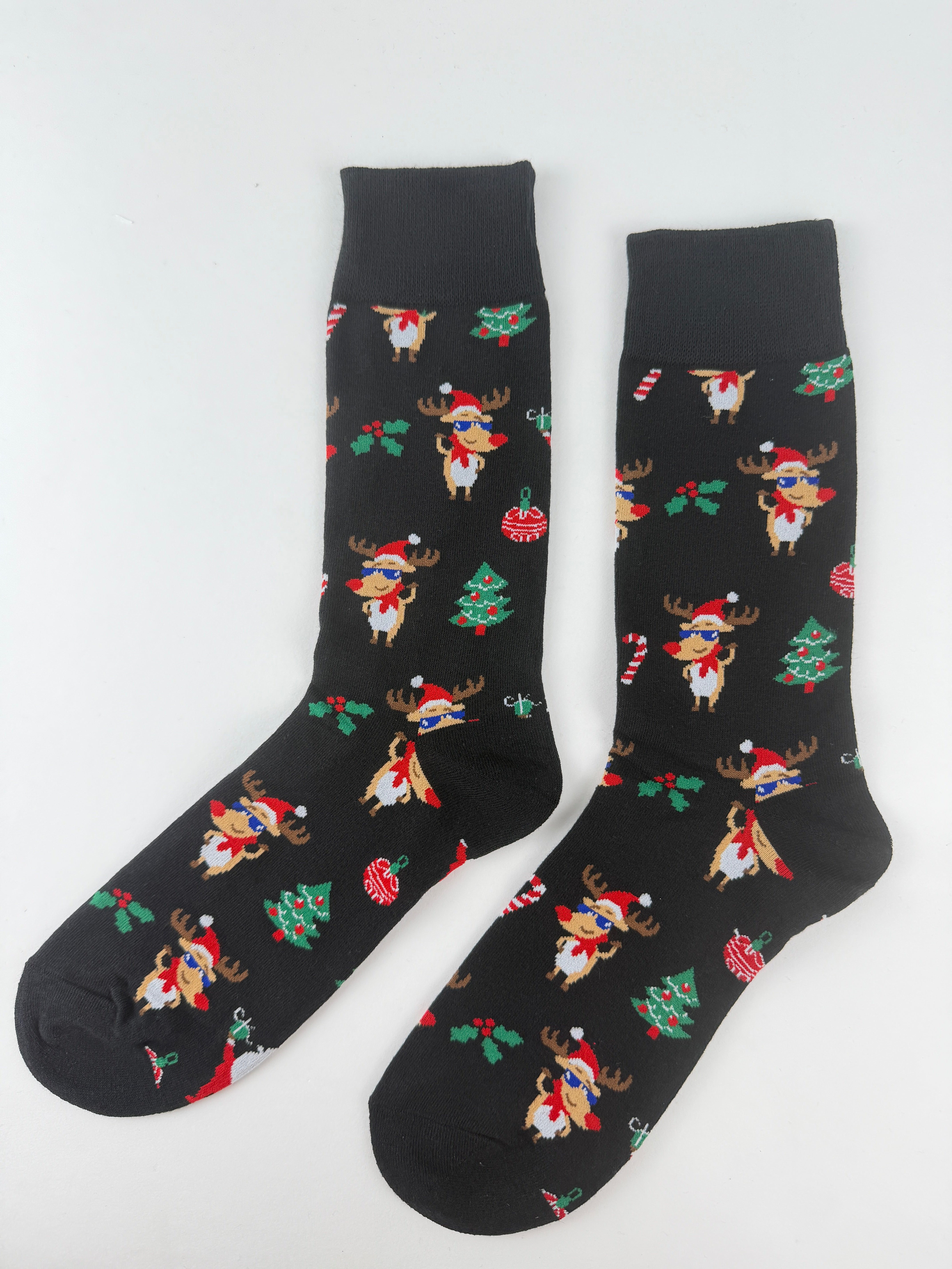 Christmas Socks – Santa, Reindeer & Ornament