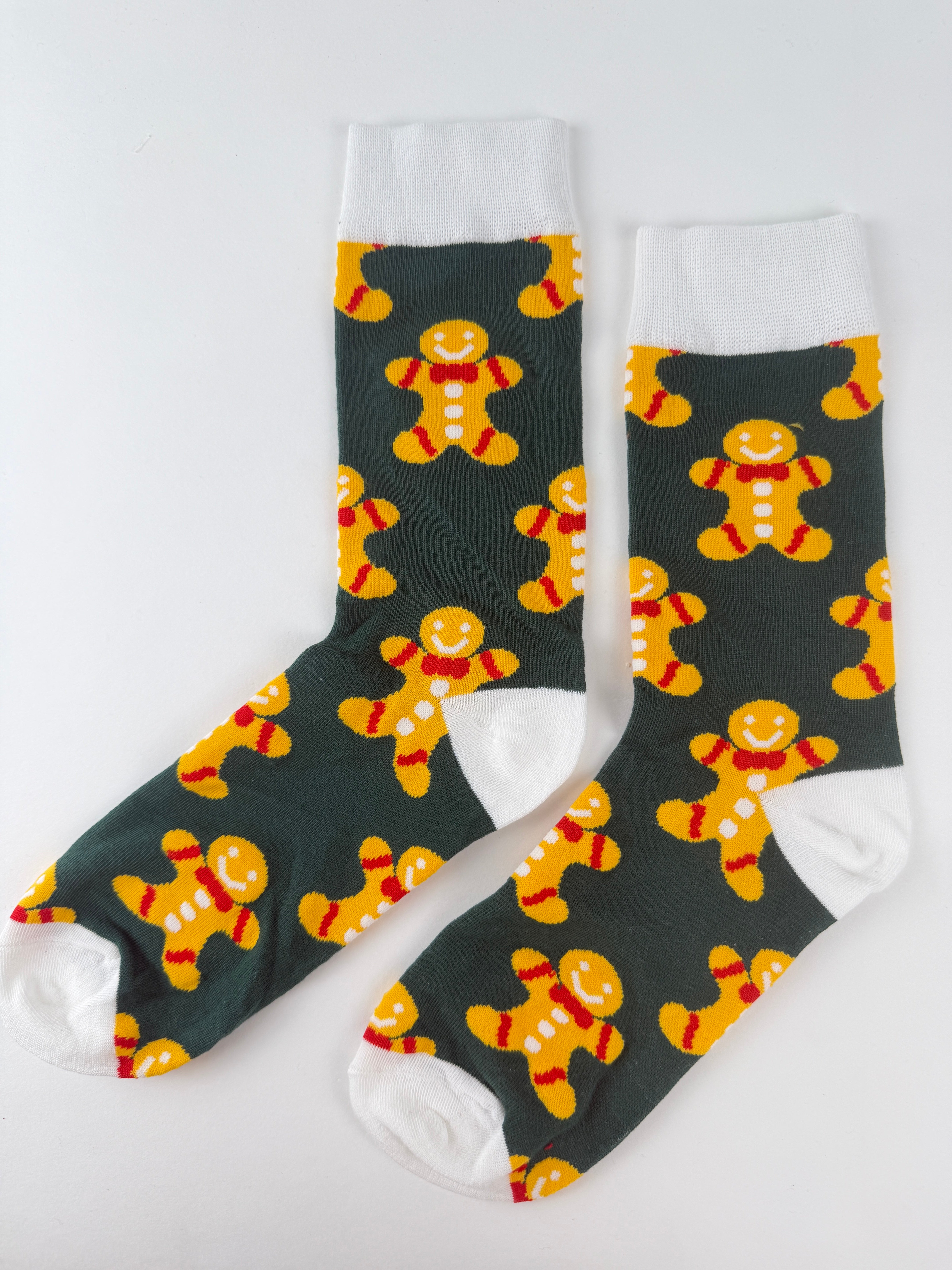 Gingerbread Man Christmas Socks