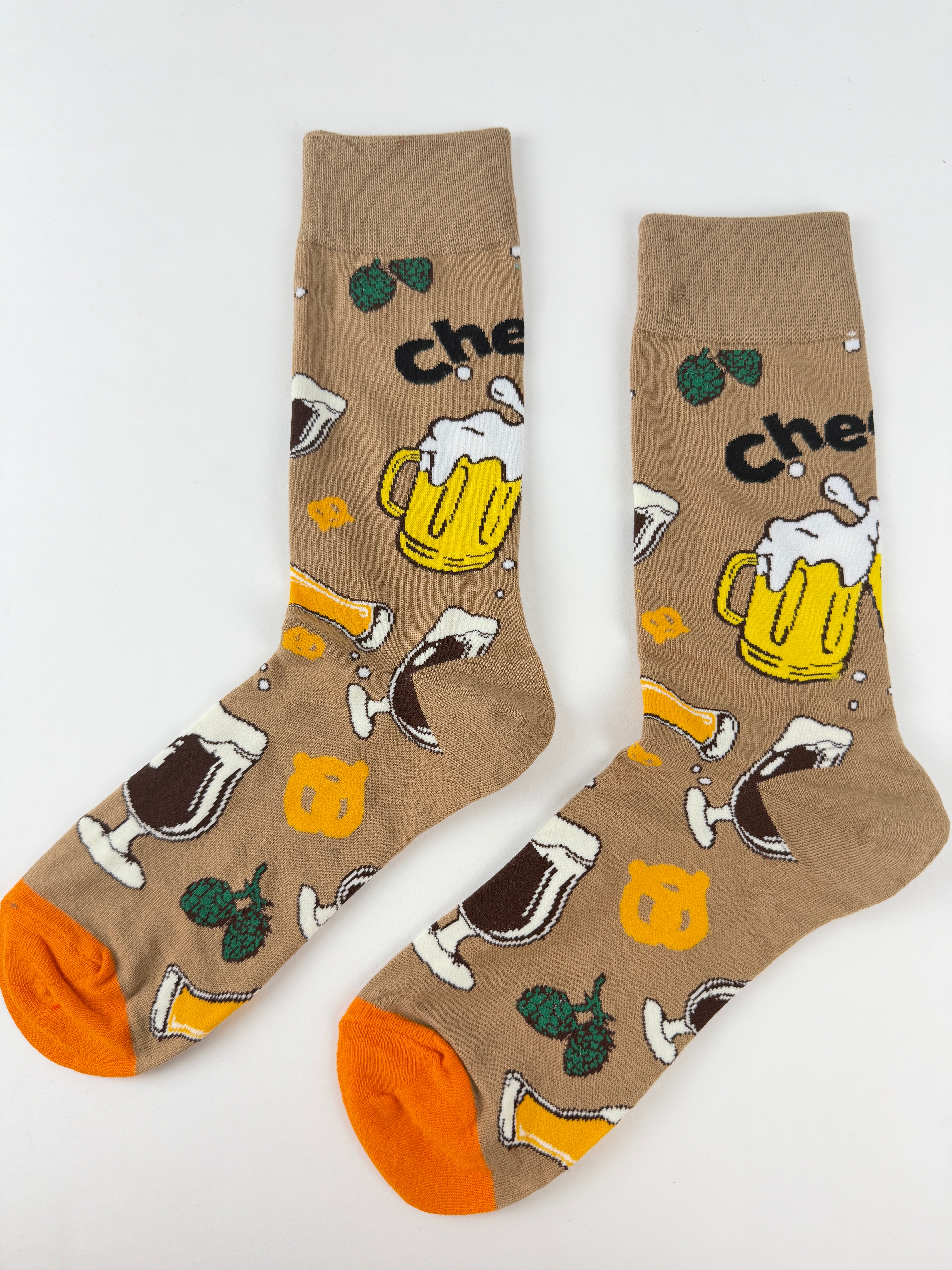 Food Socks – Beer Mug & Pretzel