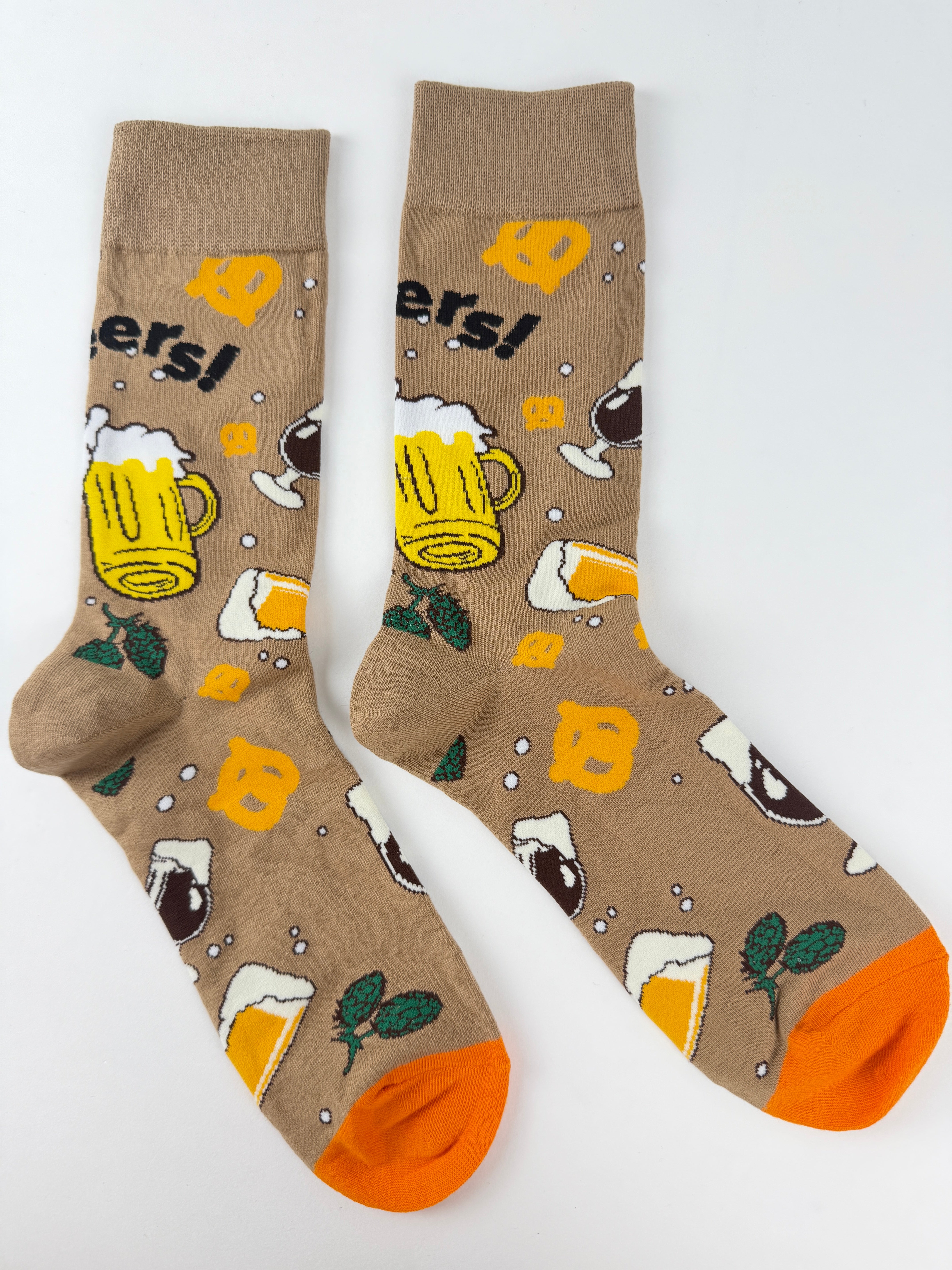 Food Socks – Beer Mug & Pretzel
