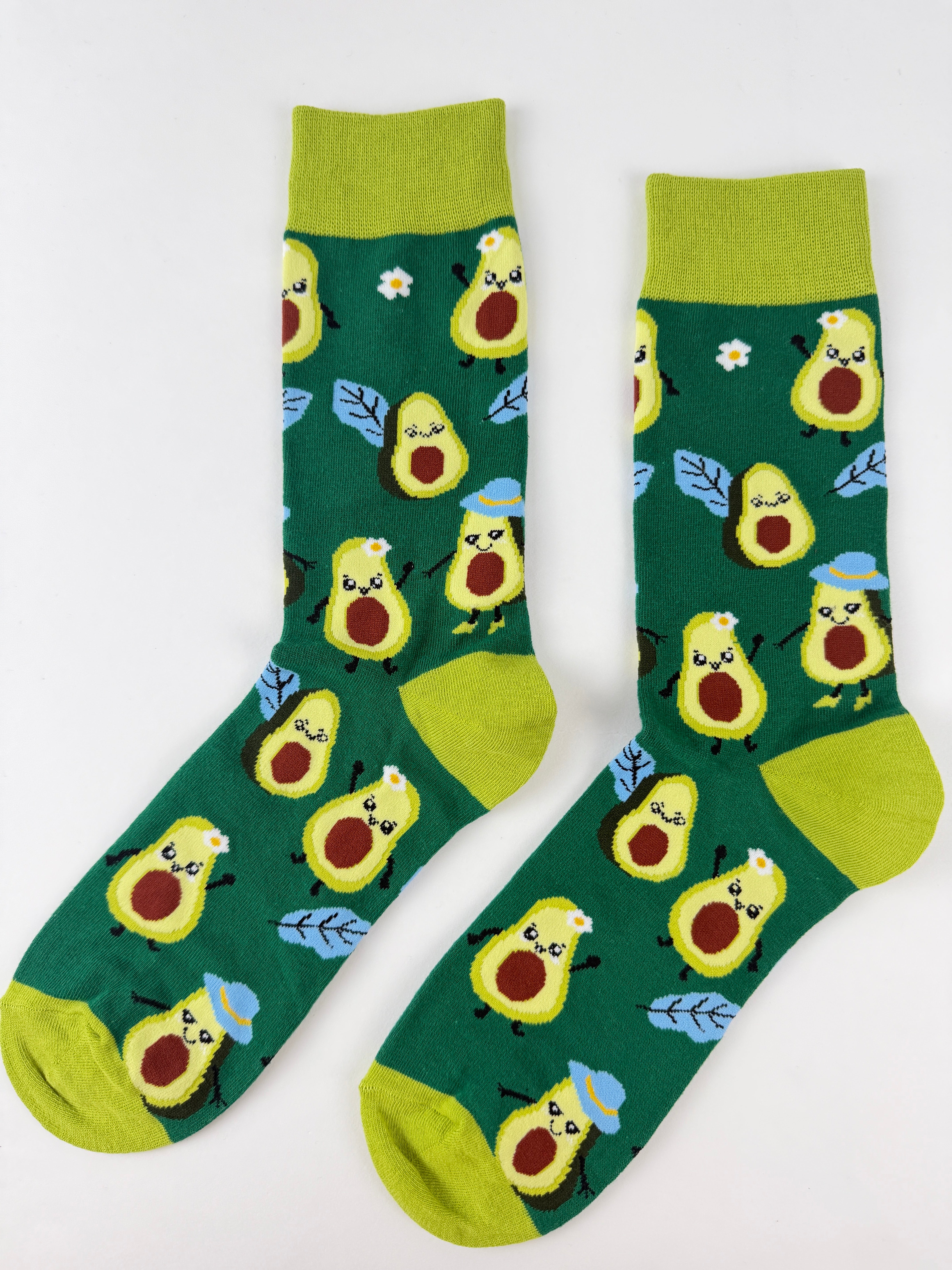 Fruit Socks – Avocado Character Fun Novelty Socks