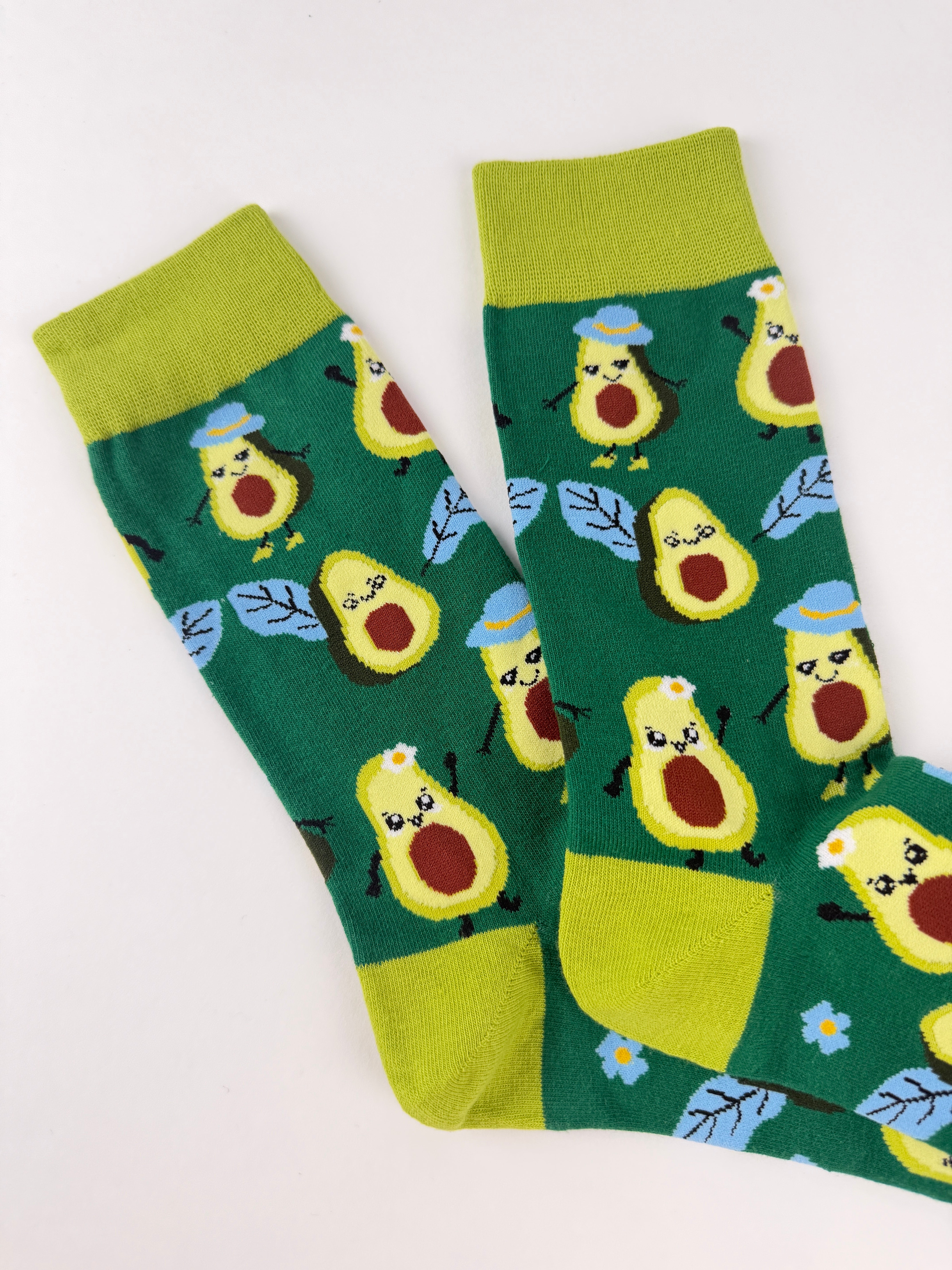 Fruit Socks – Avocado Character Fun Novelty Socks