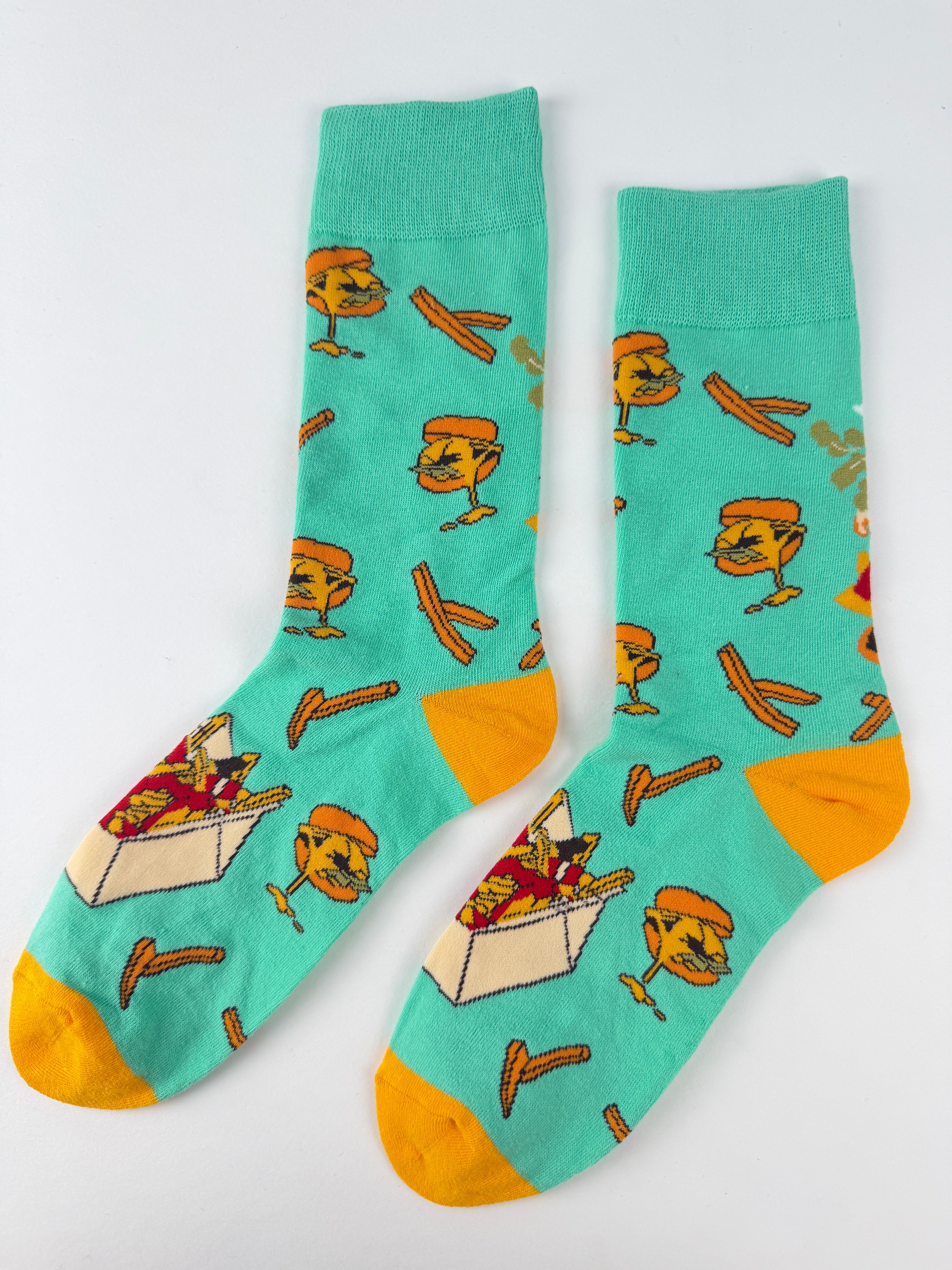Food Socks – French Fries Fast Food
