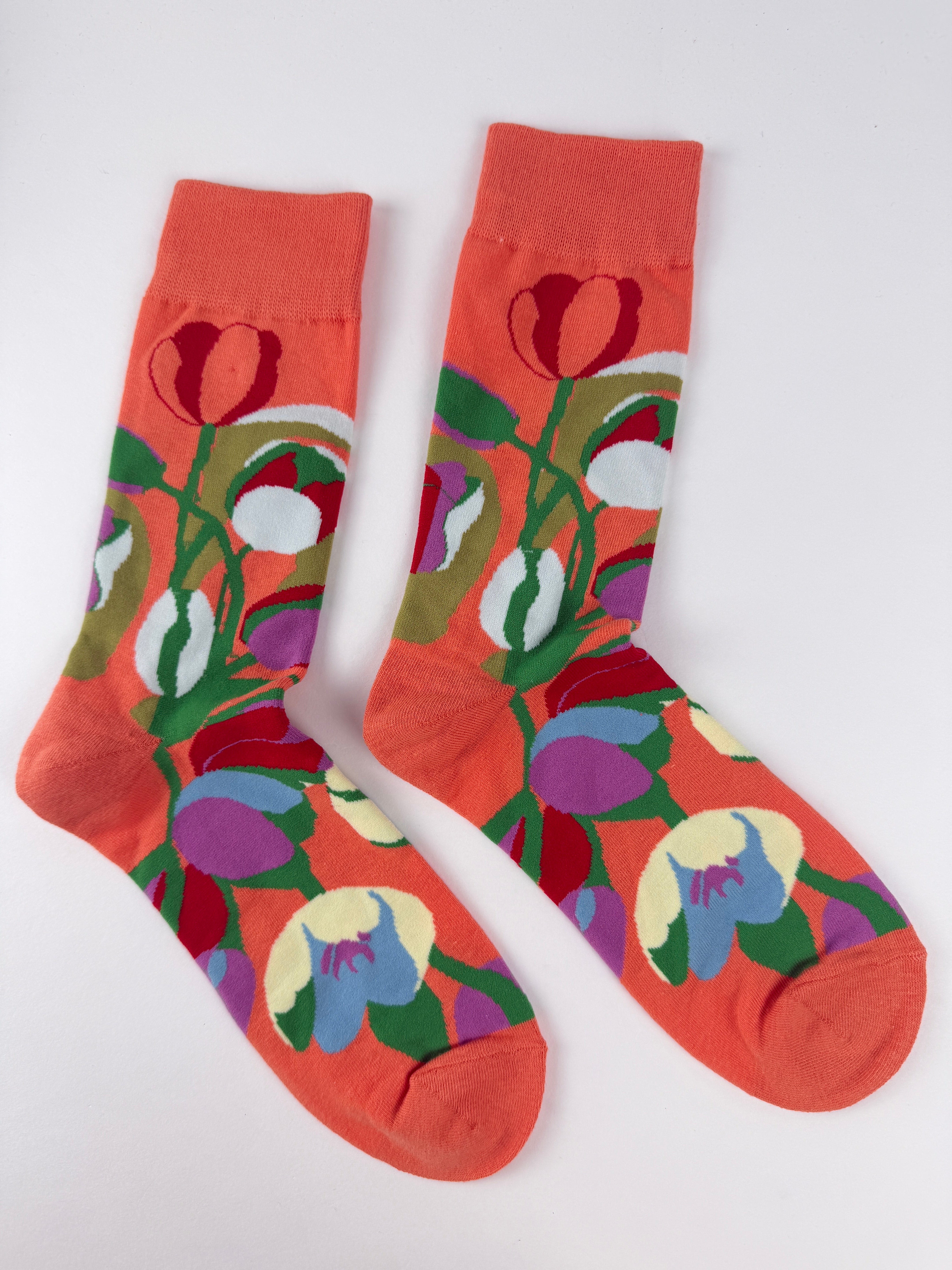 Flower Socks – Fun Floral & Plant Pattern