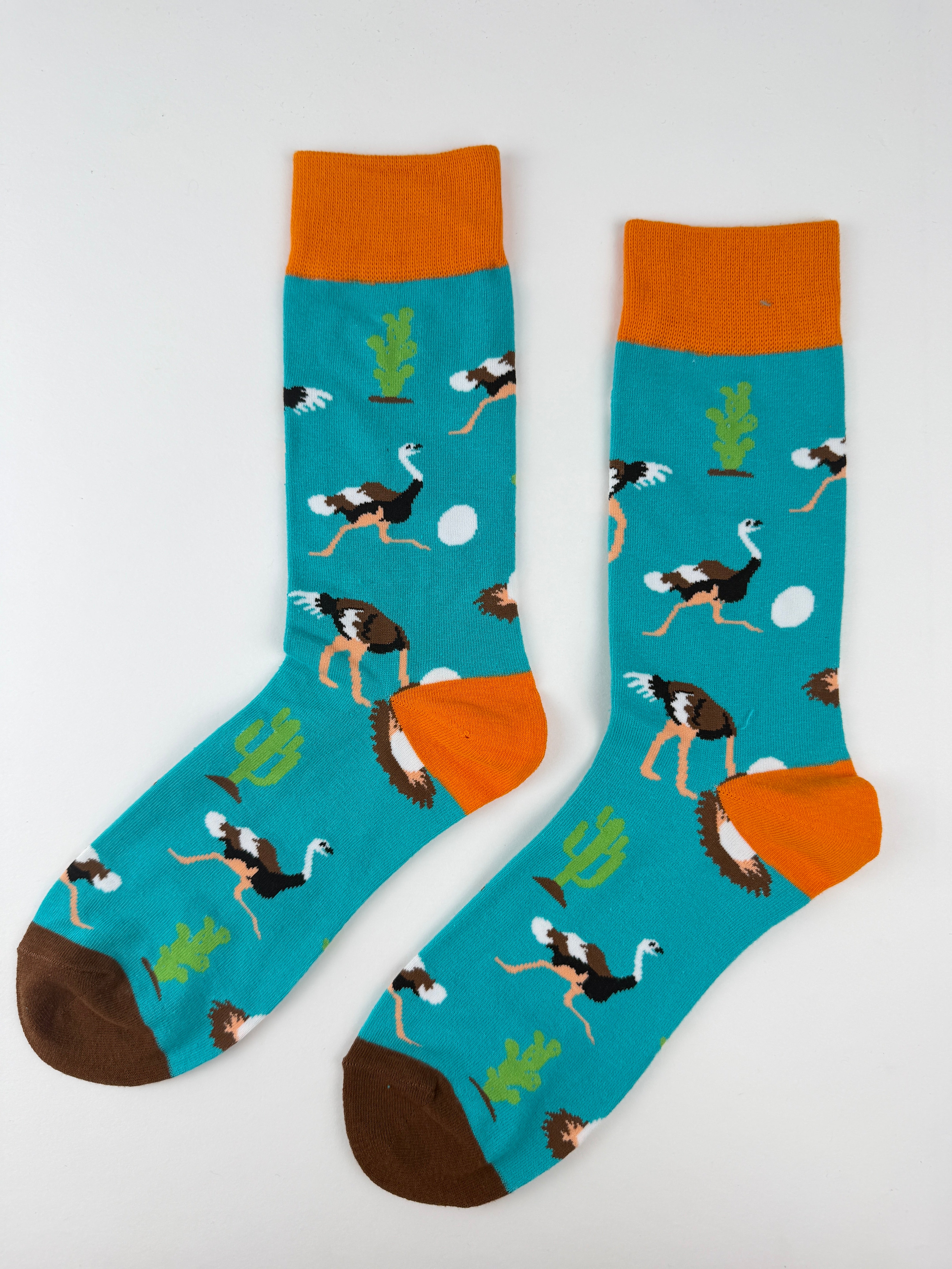 Ostrich Animal Crew Socks