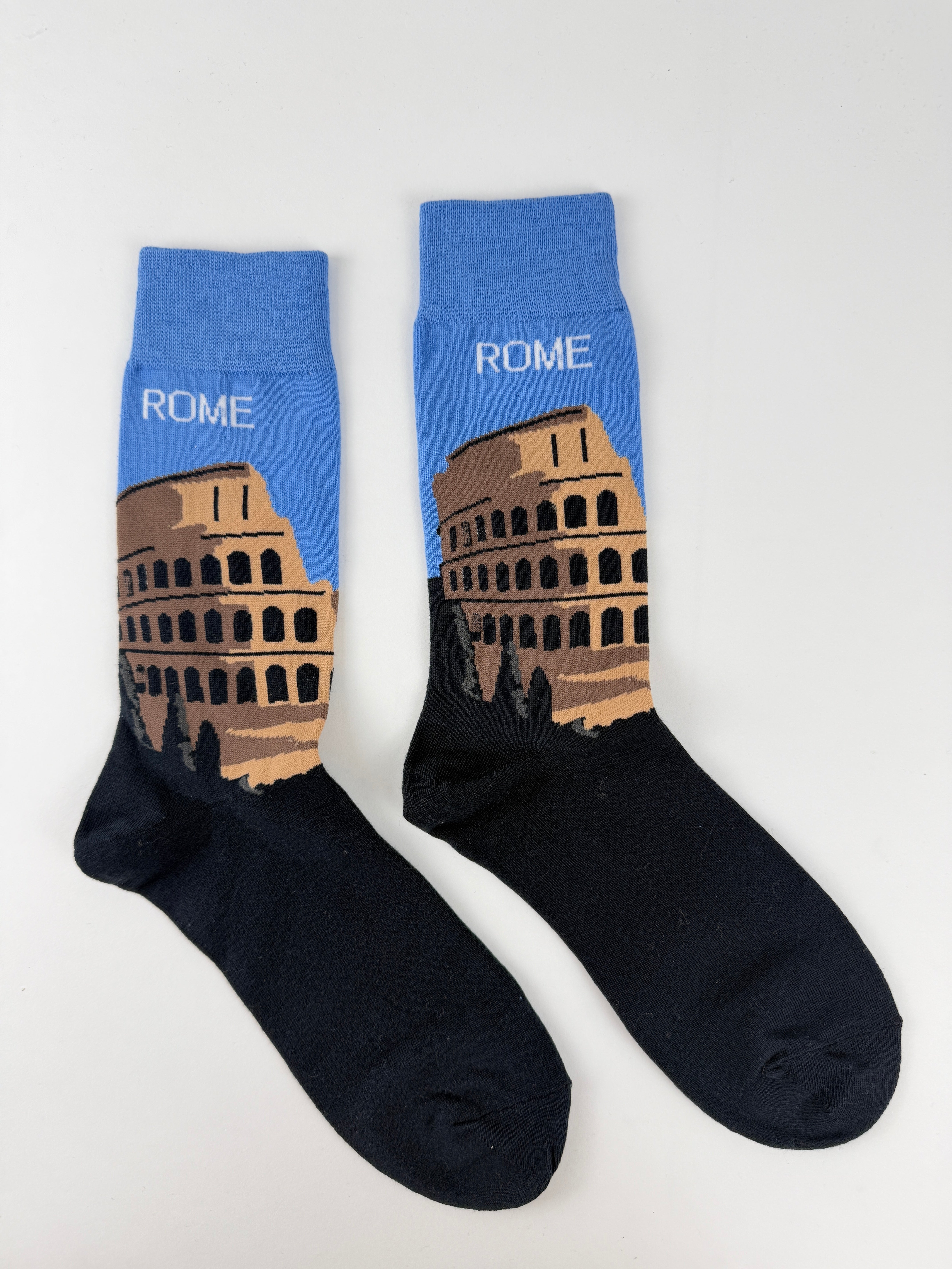 Rome Colosseum Landmark Crew Socks