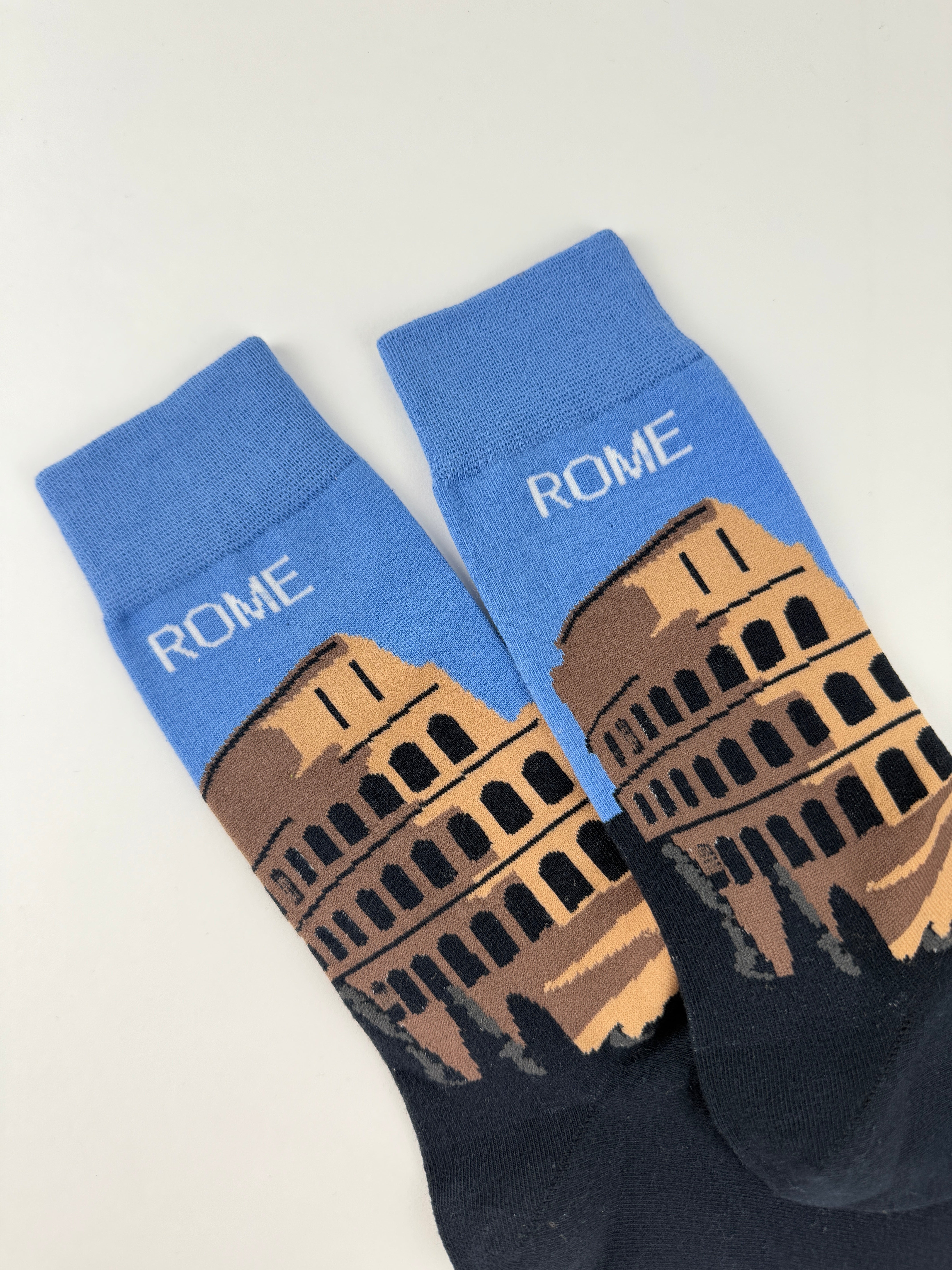 Rome Colosseum Landmark Crew Socks