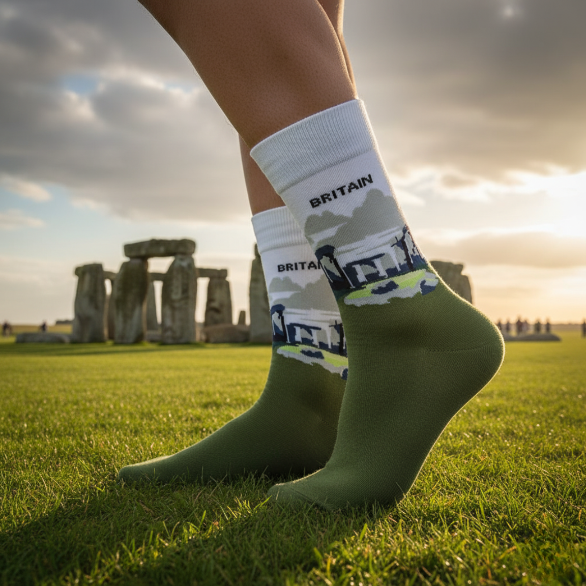 Landmark Sock – Britain Crew Socks Unisex