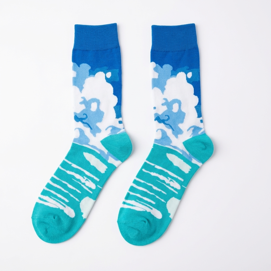 Weather Socks – Cloudy Sky Crew Socks