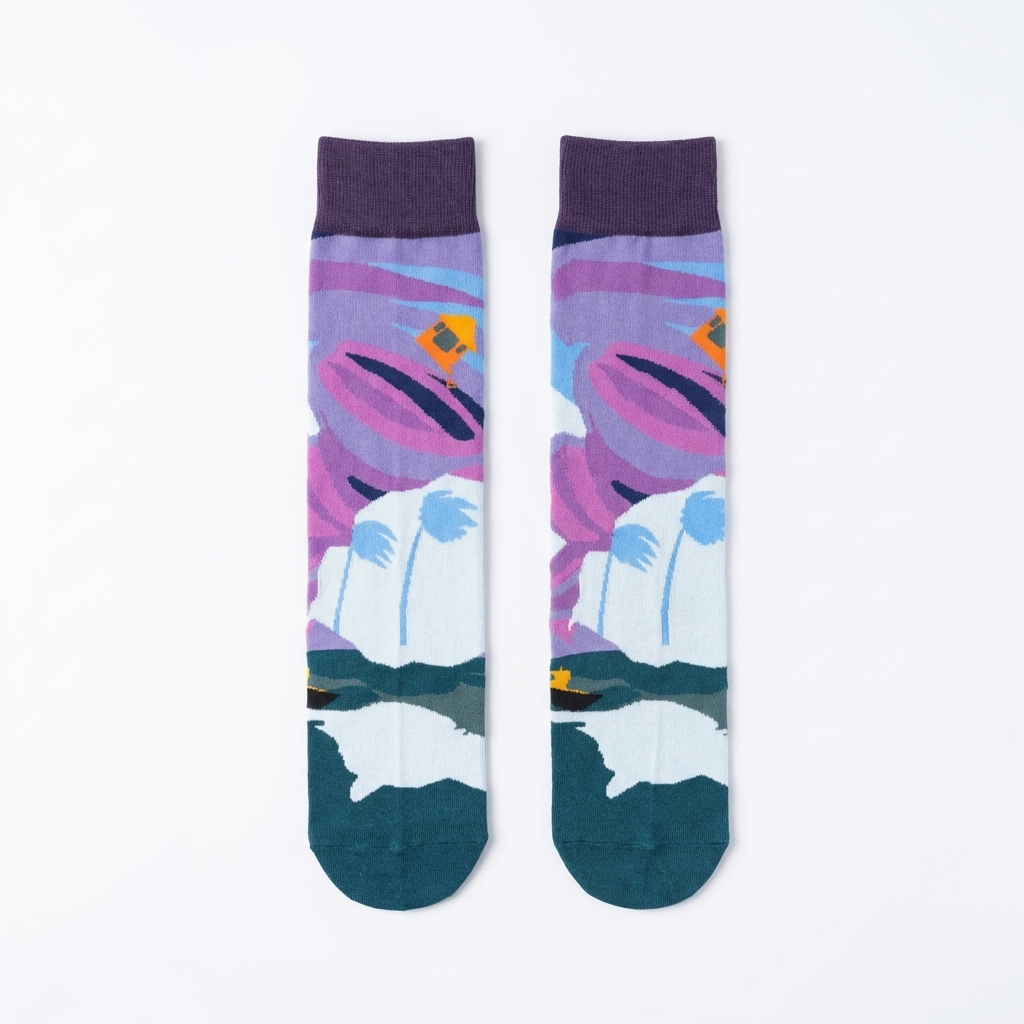 Weather Socks – Storm Swirl Crew Socks
