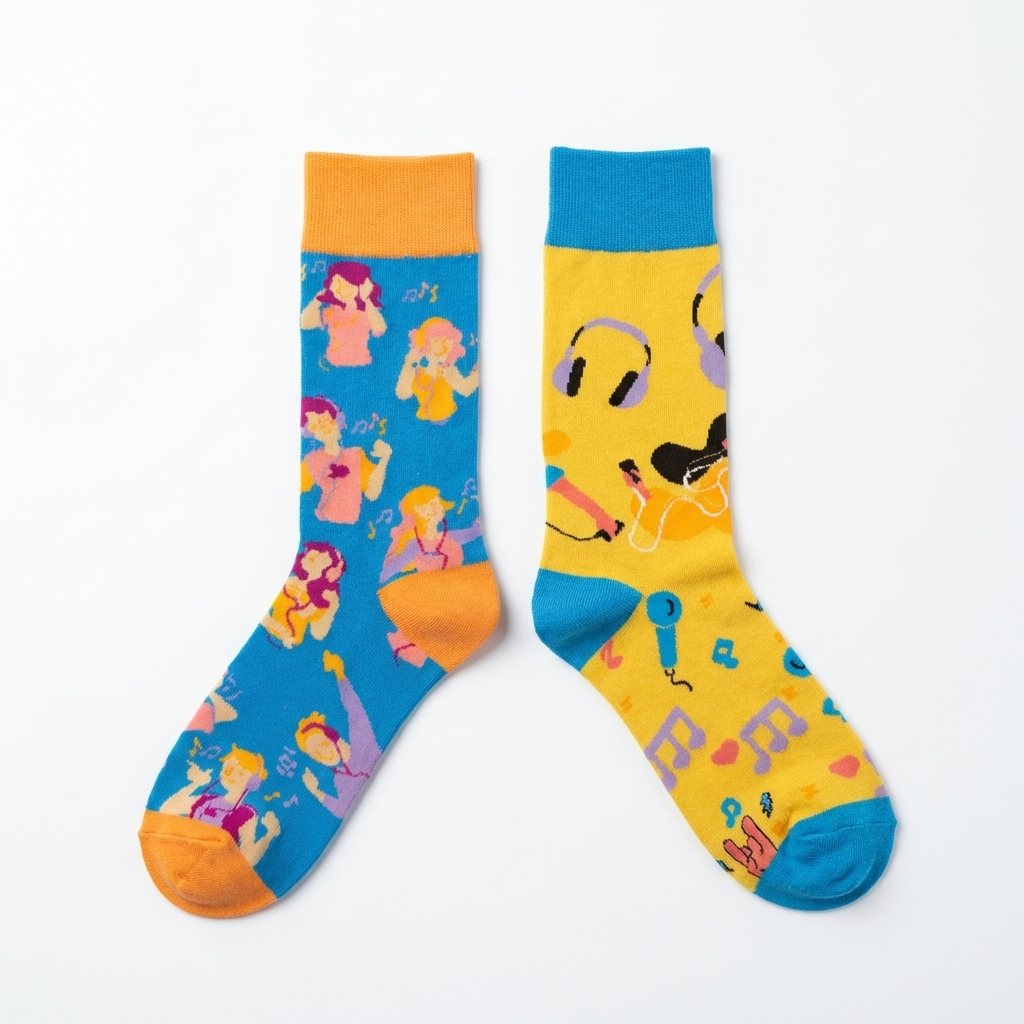 Music Lover Crew Socks